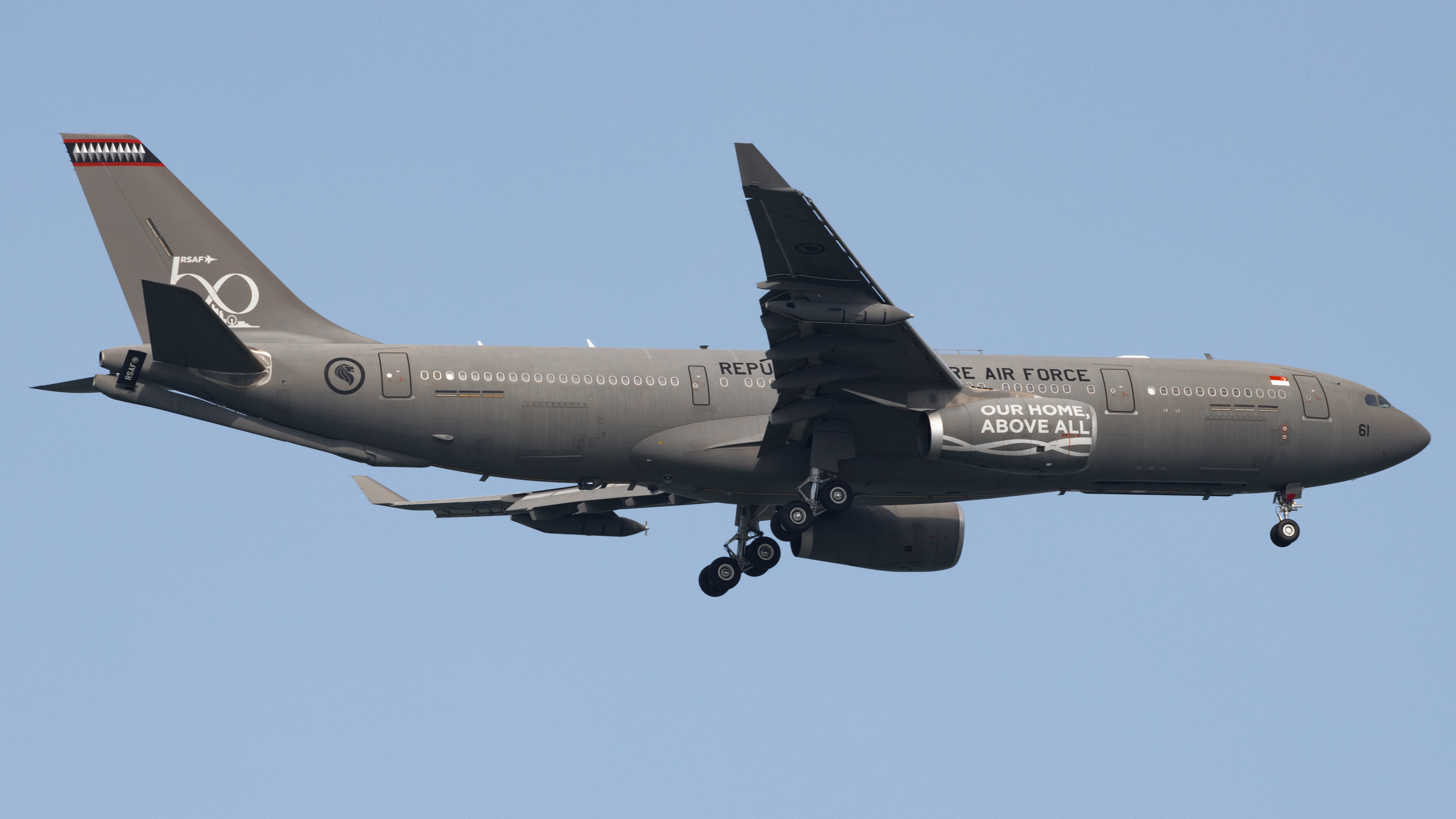 Full size: Singapore - Air Force Airbus A330-200(MRTT) 761 at Singapore-Changi Airport