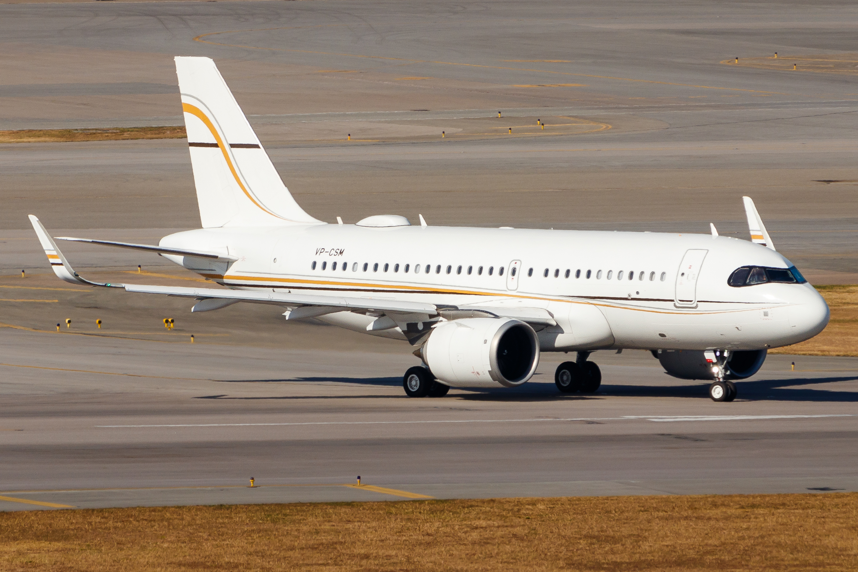 Full size: PRIVATE Airbus A319NEO VP-CSM at Hong Kong International Airport
