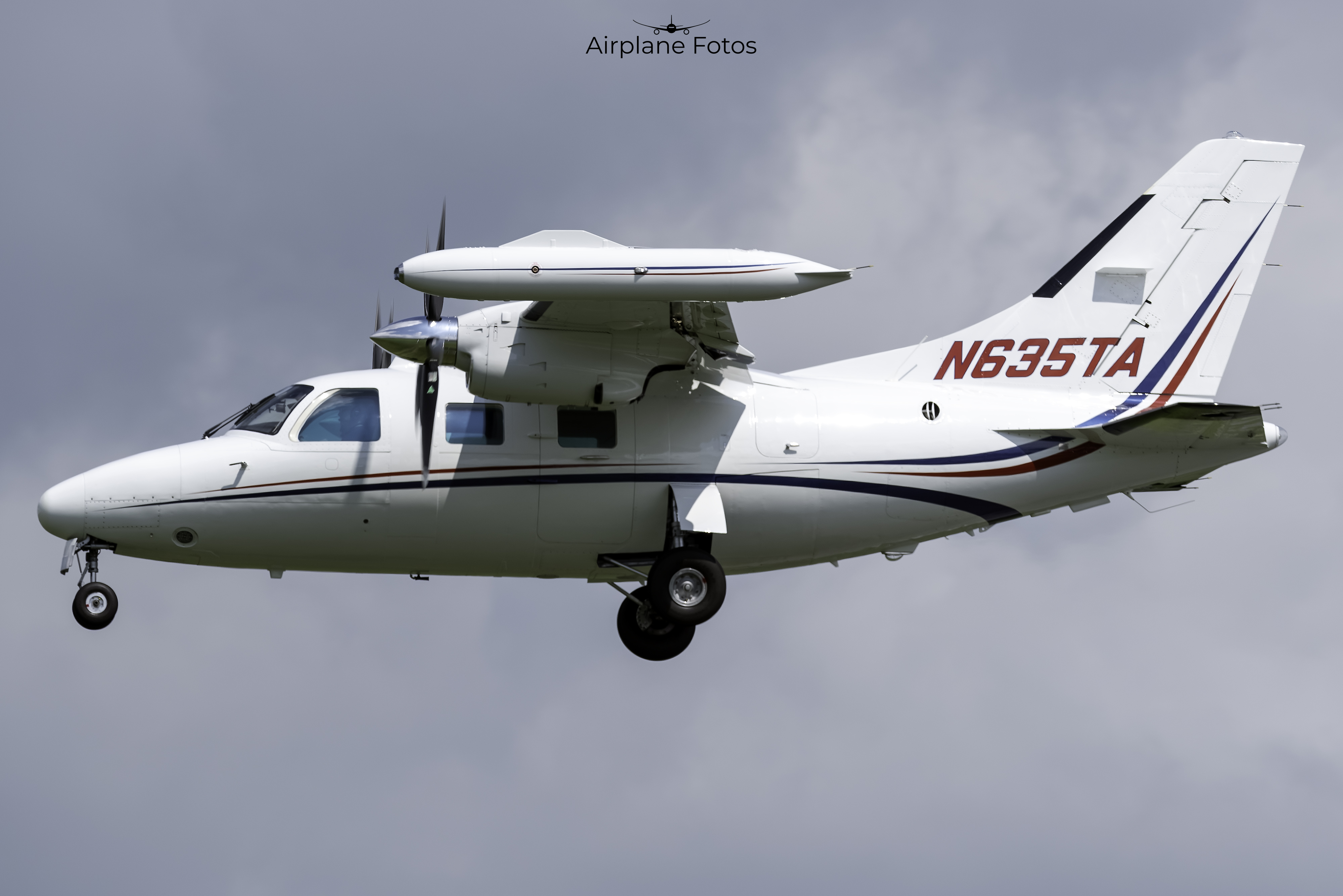 Full size: PRIVATE MU-2 N635TA at Lancaster Airport