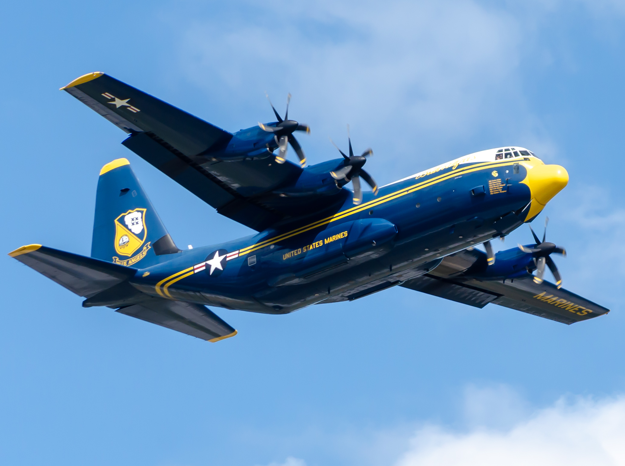 Full size: US Marine Corps Lockheed C-130J Hercules 170000 at NAS Pensacola