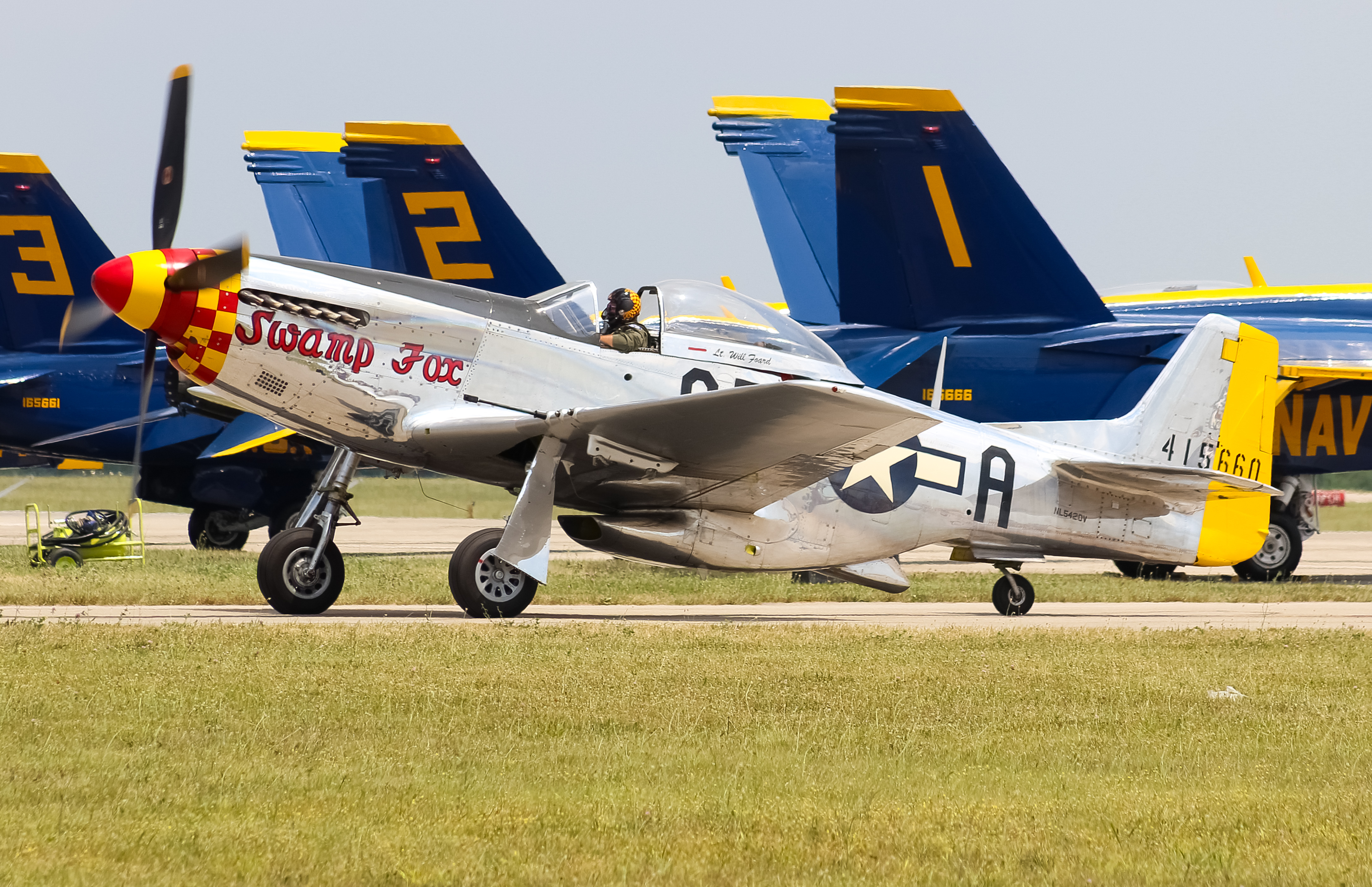 Full size: PRIVATE  North American P-51 Mustang 44-74202 at James M Cox Dayton International Airport