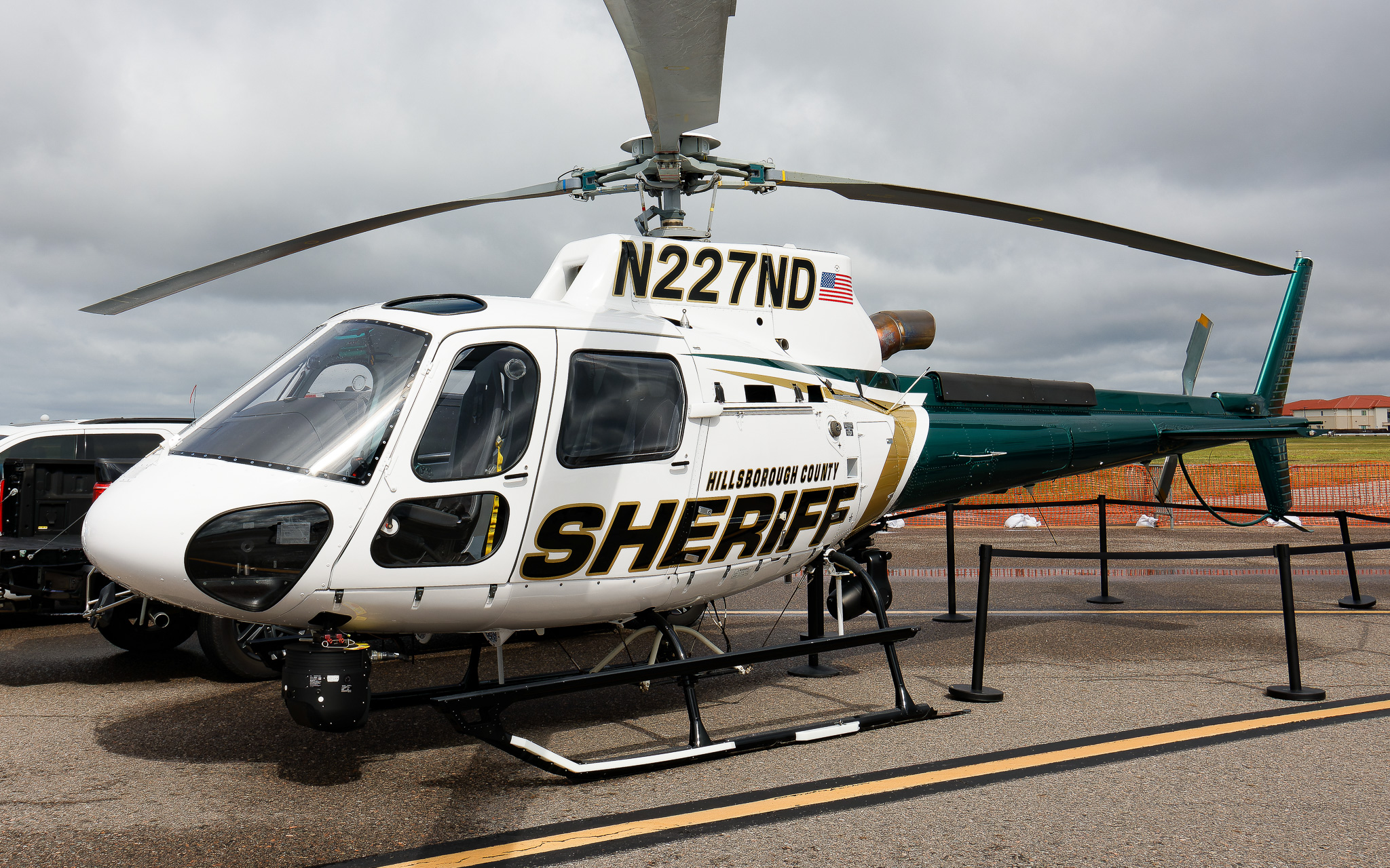 Full size: Hillsborough County Sheriff Airbus Helicopters H125  N227ND at Mac Dill AFB