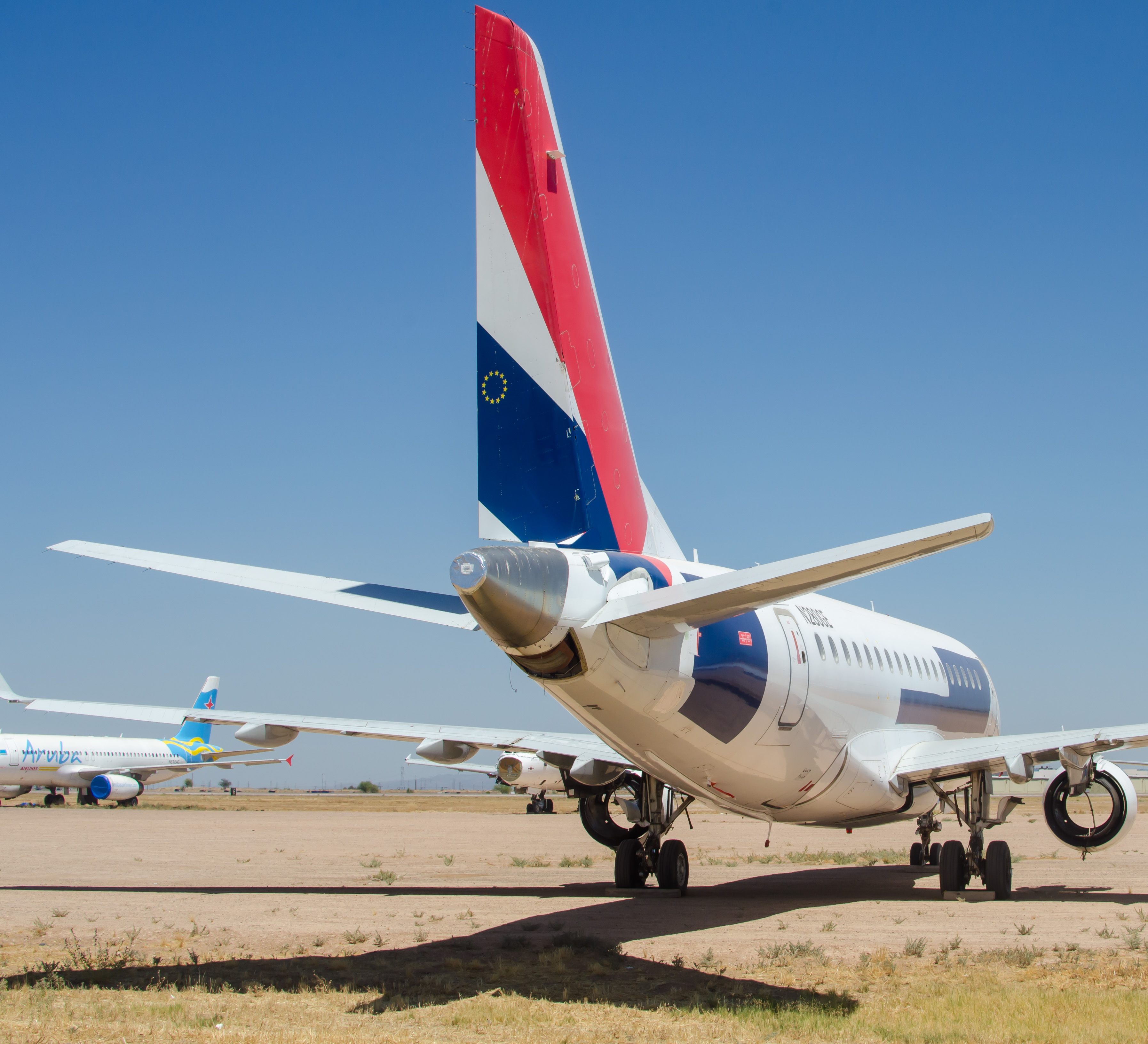 Full size: Air France Hop Embraer E170 N280GE  at Phoenix Goodyear Airport