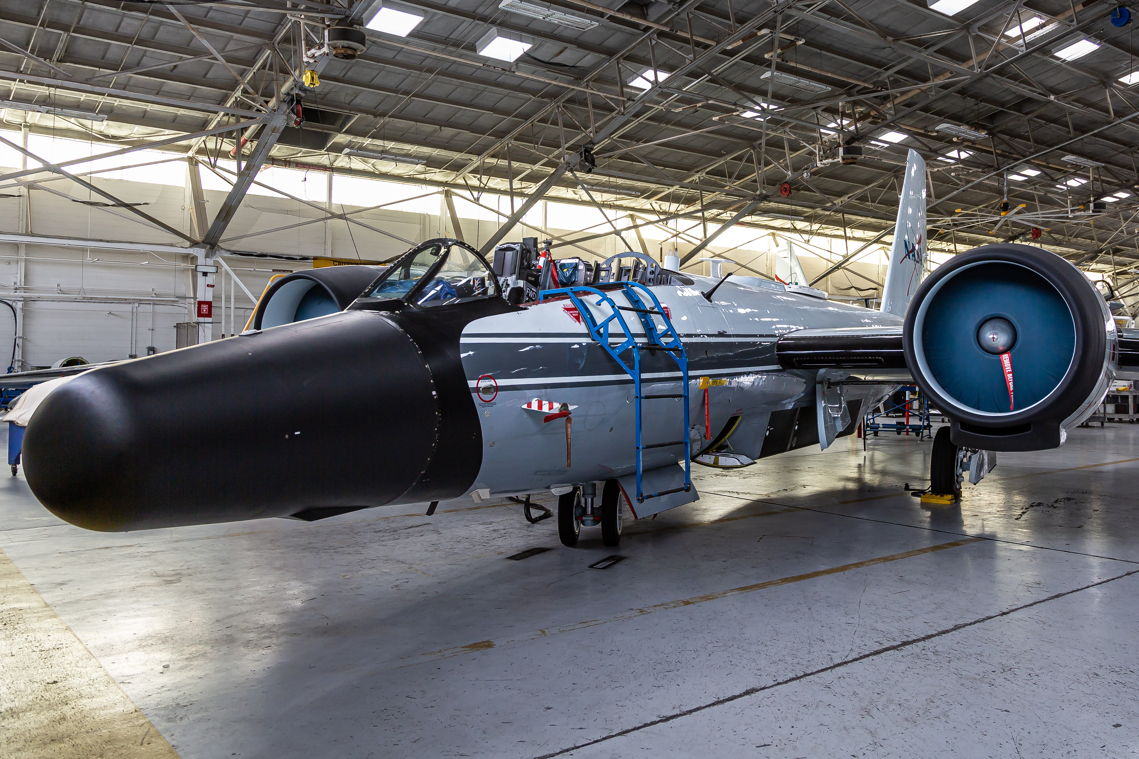 Full size: NASA Martin WB-57 Canberra N927NA at Ellington Airport