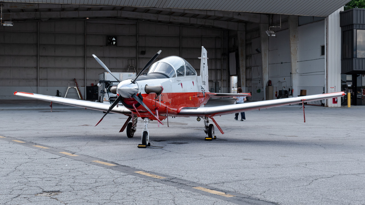 Full size: USN - United States Navy Beechcraft T-6 Texan II 165980 at Atlanta DeKalb Peachtree Airport