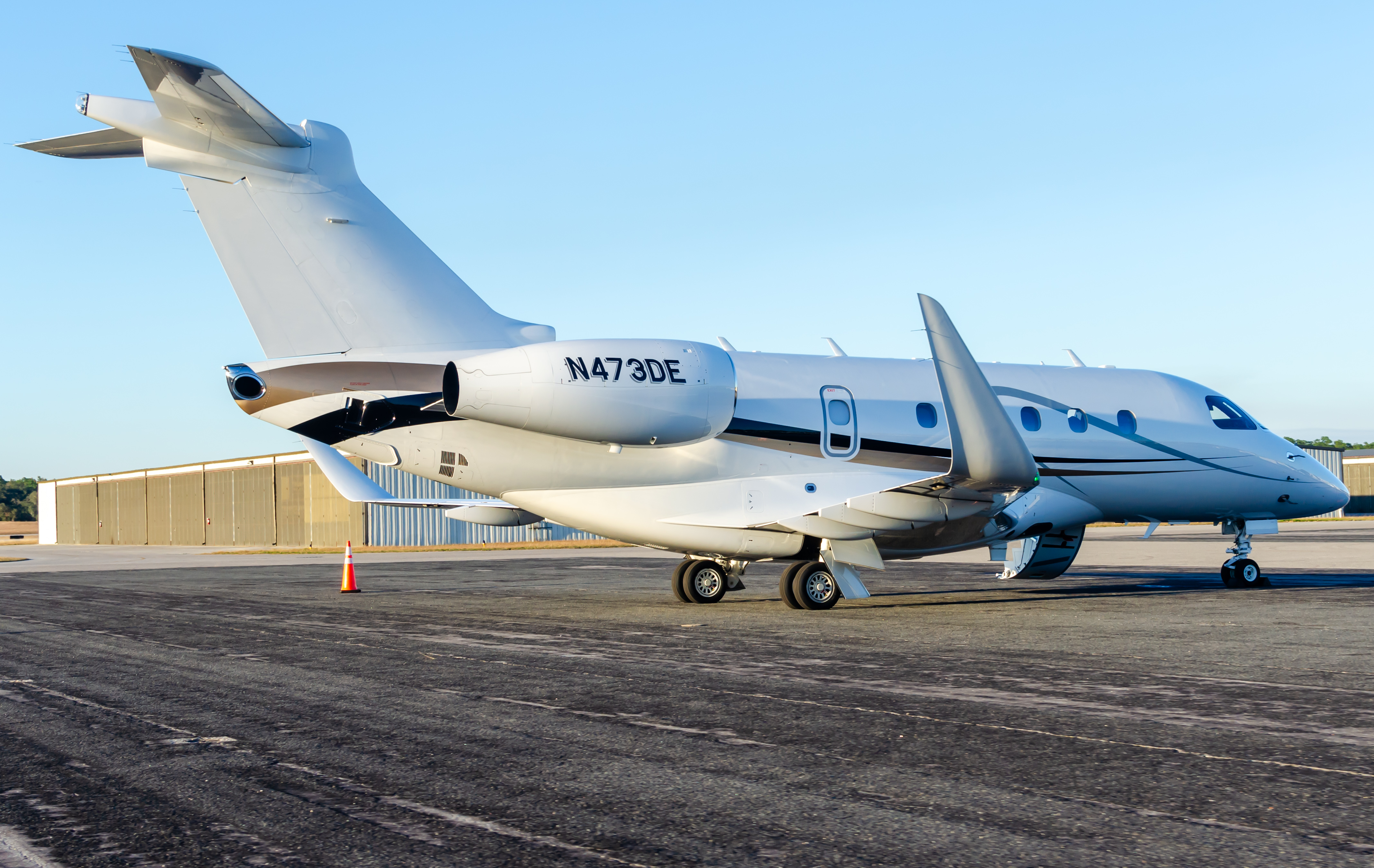 Full size: PRIVATE Embraer Praetor 500 N473DE at Pensacola International Airport
