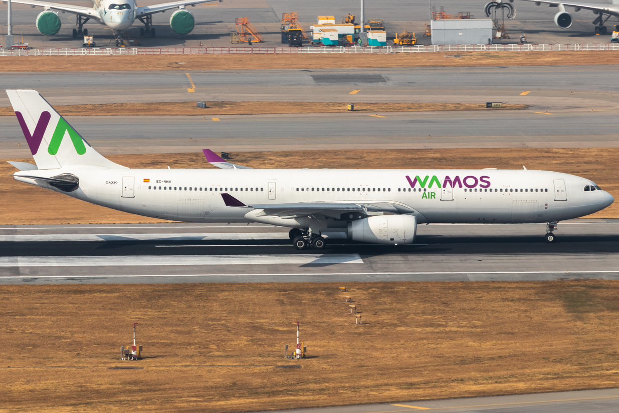 Full size: Wamos Air Airbus A330-300 EC-NHM at Hong Kong International Airport