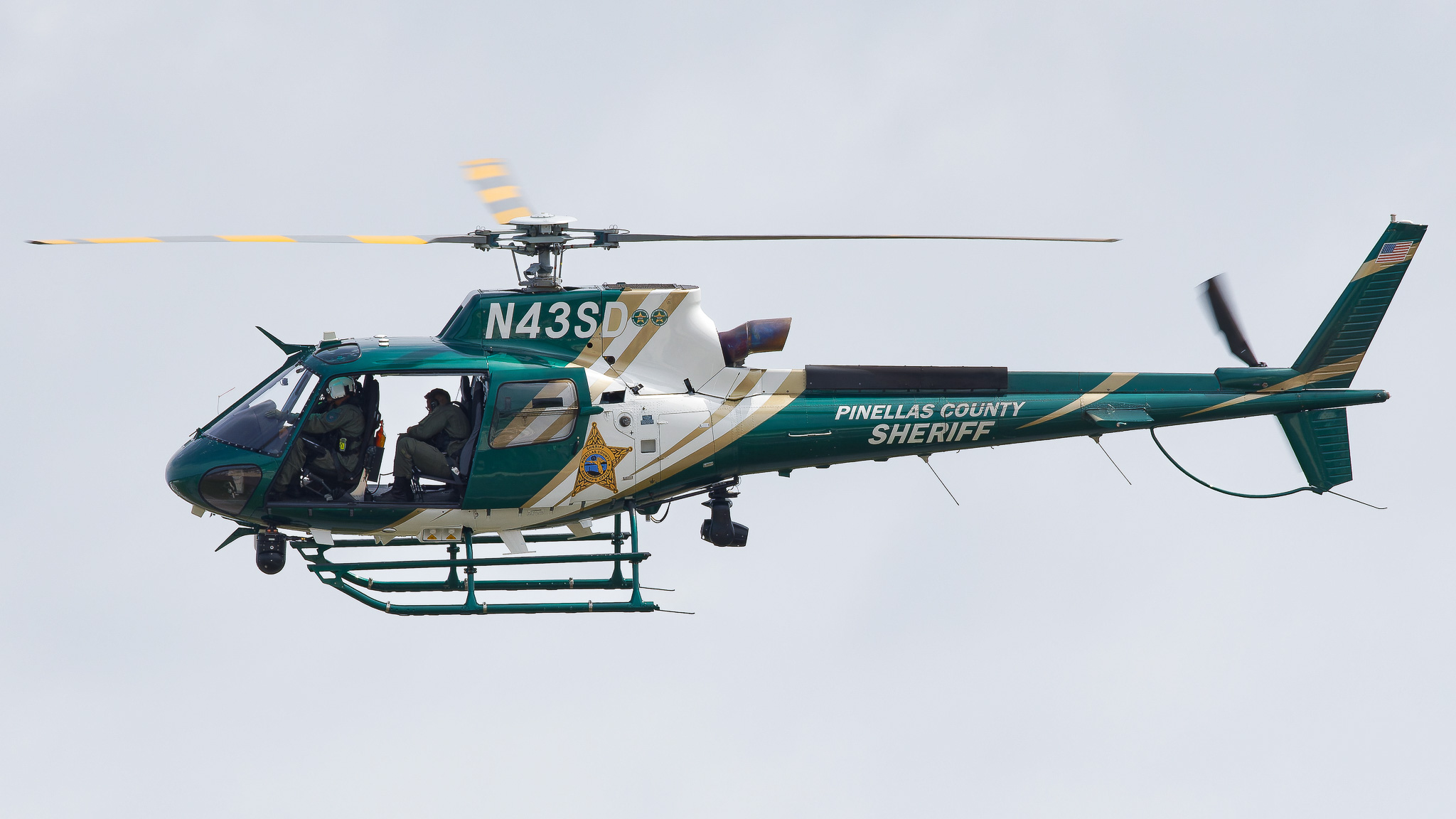 Full size: Pinellas County Sheriff’s Office  Airbus Helicopters H125  N43SD at St. Petersburg Clearwater International Airport