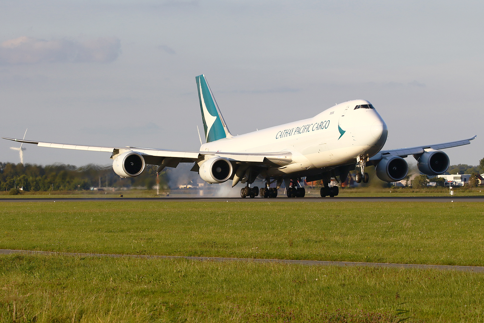 Full size: Cathay Pacific Cargo Boeing 747-8F B-LJB at Amsterdam Schiphol Airport