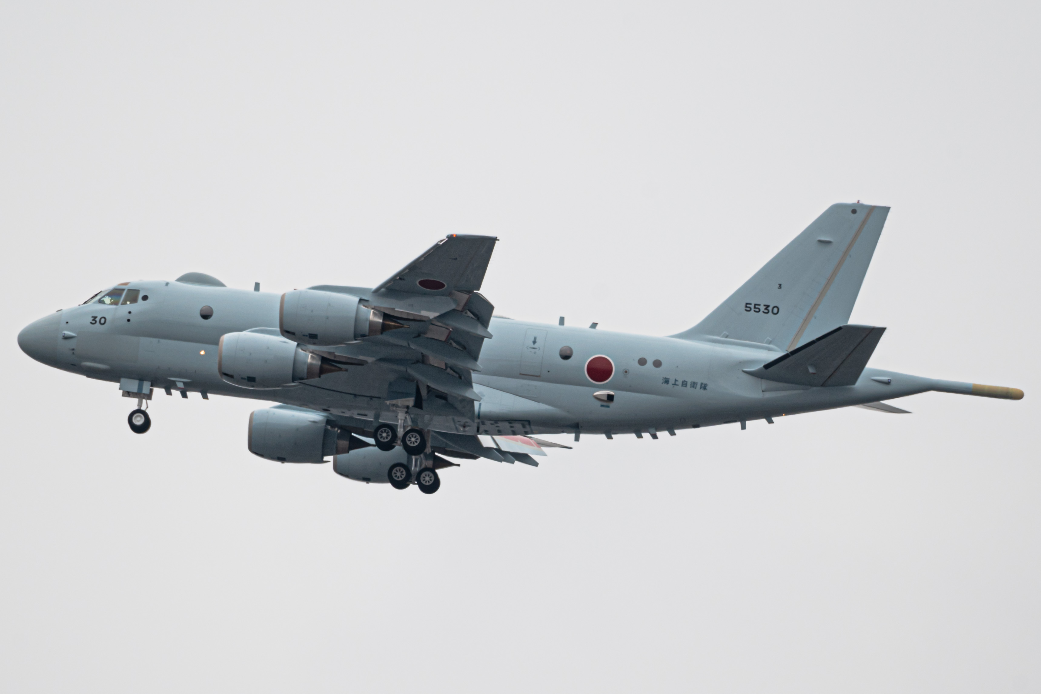 Full size: Japan Air Self Defense Force Kawasaki P-1 5530 at Naval Air Facility Atsugi