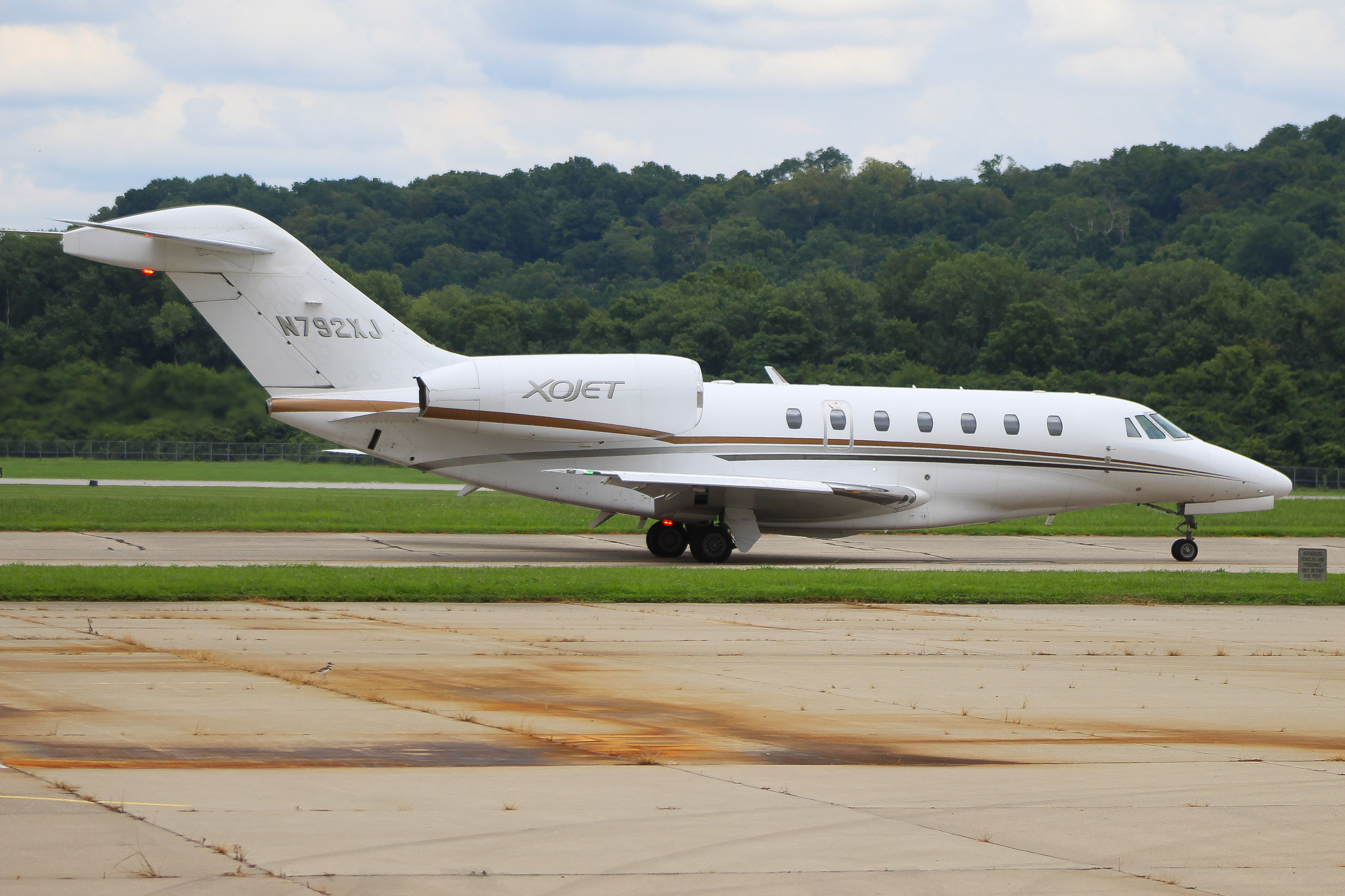 Full size: XoJet Cessna Citation X N792XJ at Cincinnati Municipal Airport/Lunken Field
