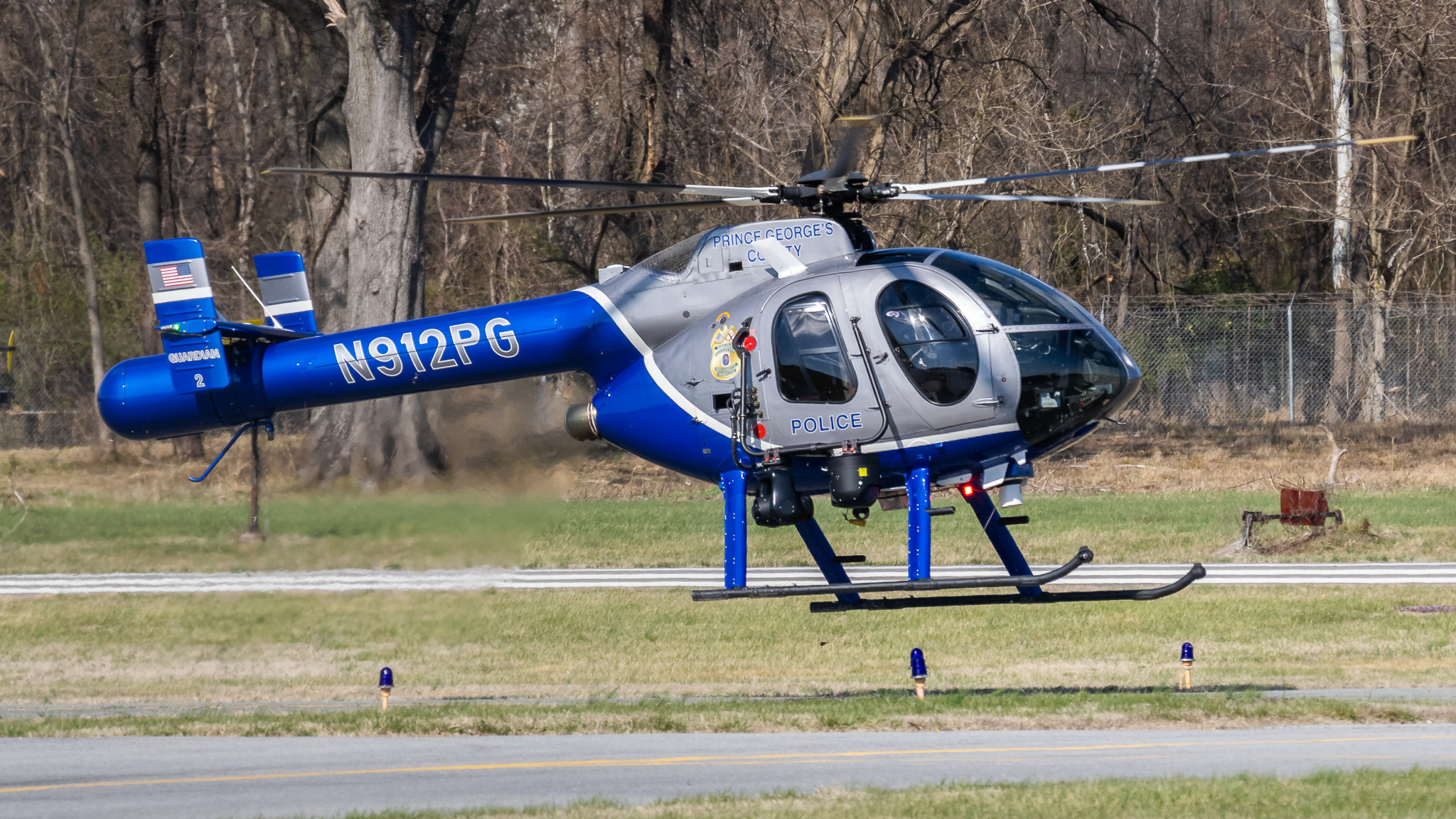 Full size: PRIVATAE MD Helicopters MD520N N912PG at College Park Airport