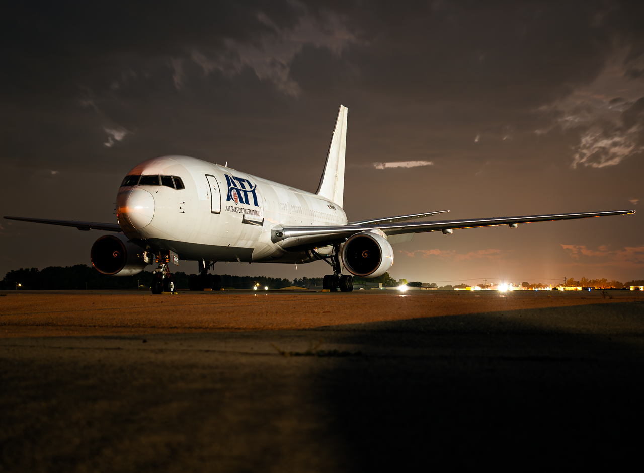 Full size: Air Transport International Boeing 767-200F N763CX at Wilmington Air Park