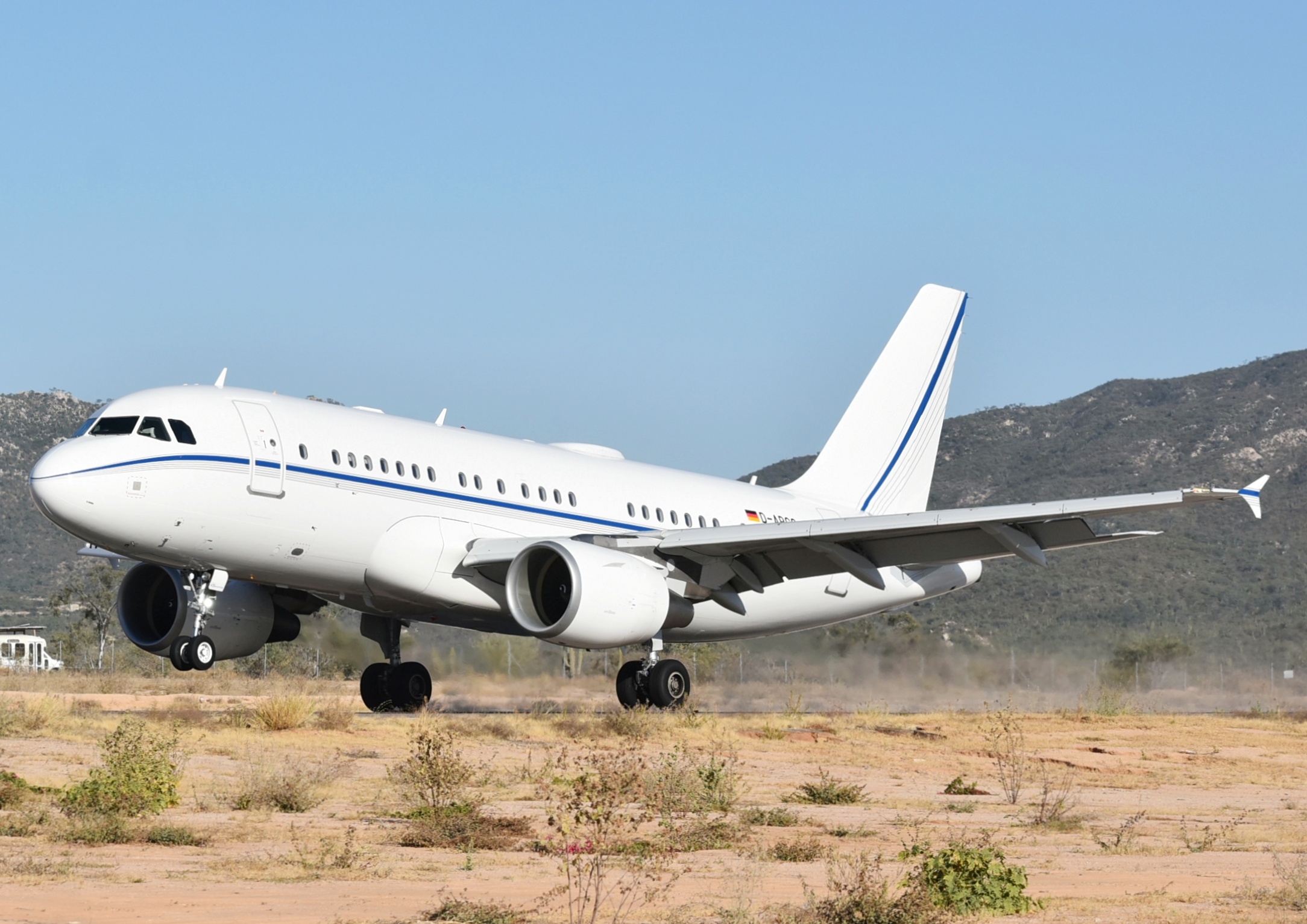 Full size: PRIVATE Airbus A319 D-APGS at Aeropuerto de Cabo San Lucas Internacional