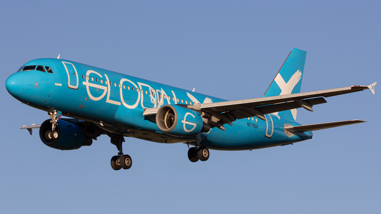 Full size: Global X Airbus A320 N279GX at John Glenn Columbus International Airport