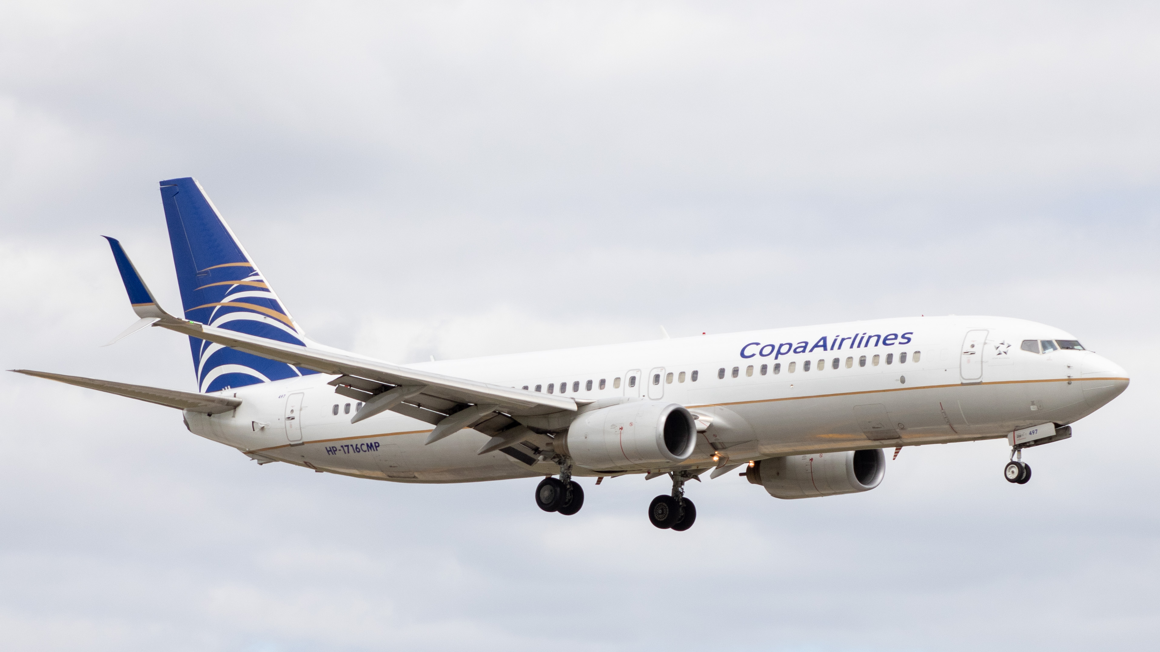 Full size: Copa Airlines  Boeing 737-800 HP-1716CMP at Miami International Airport