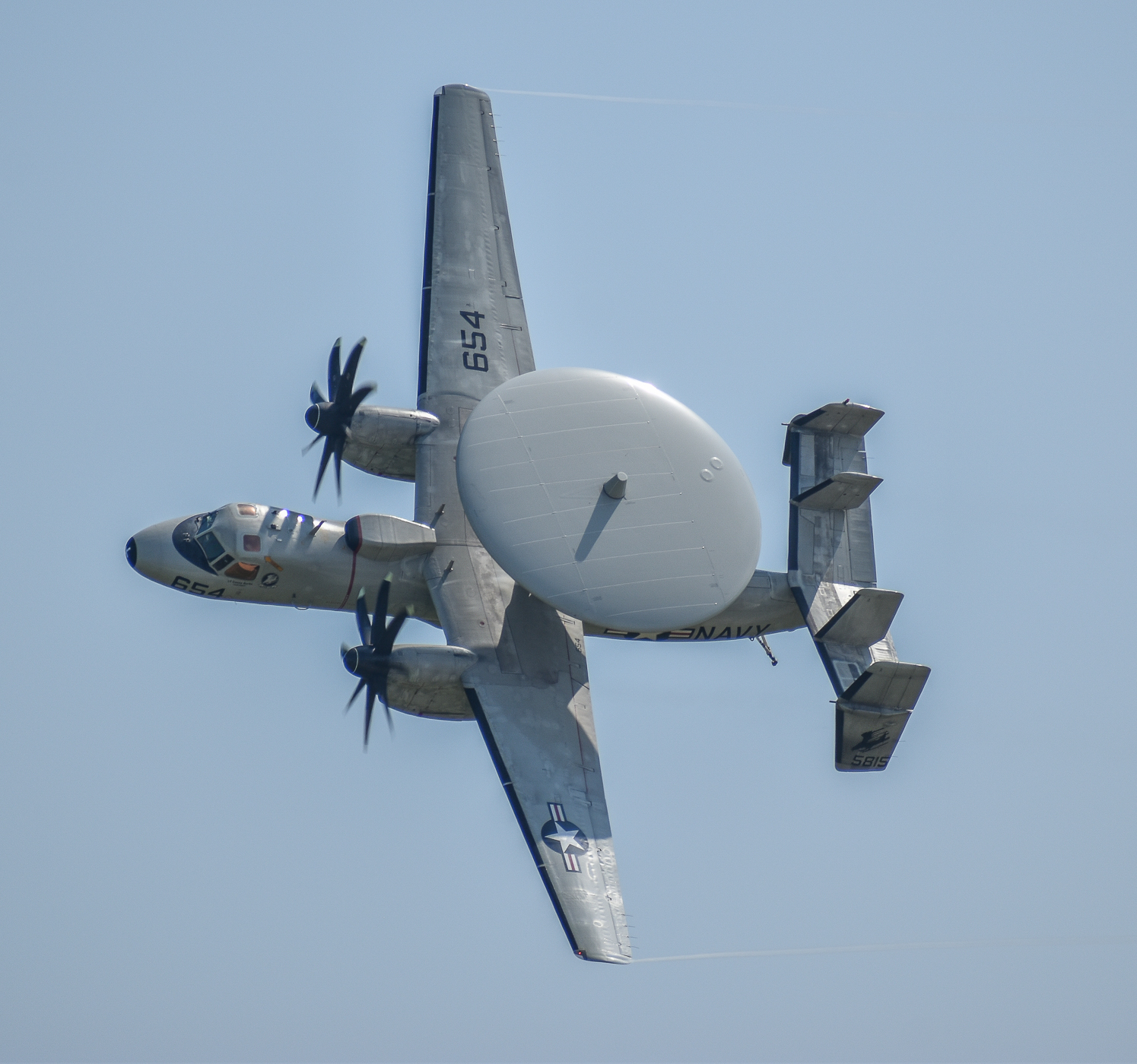 Full size: USN- United States Navy Northrop Grumman E-2 Hawkeye N/A at London International Airport