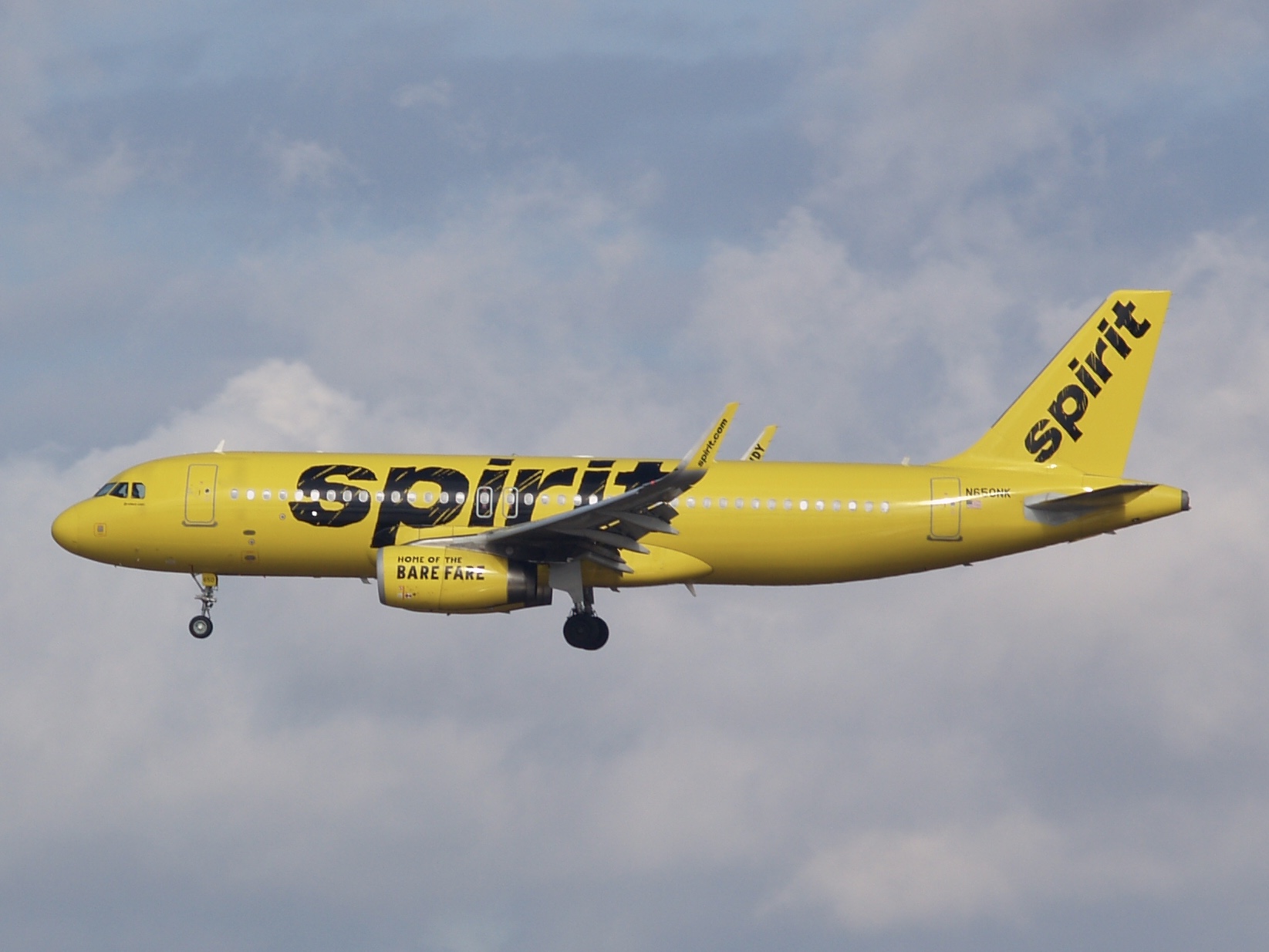 Full size: Spirit Airlines Airbus A320 N650NK at Hartsfield-Jackson Atlanta International Airport