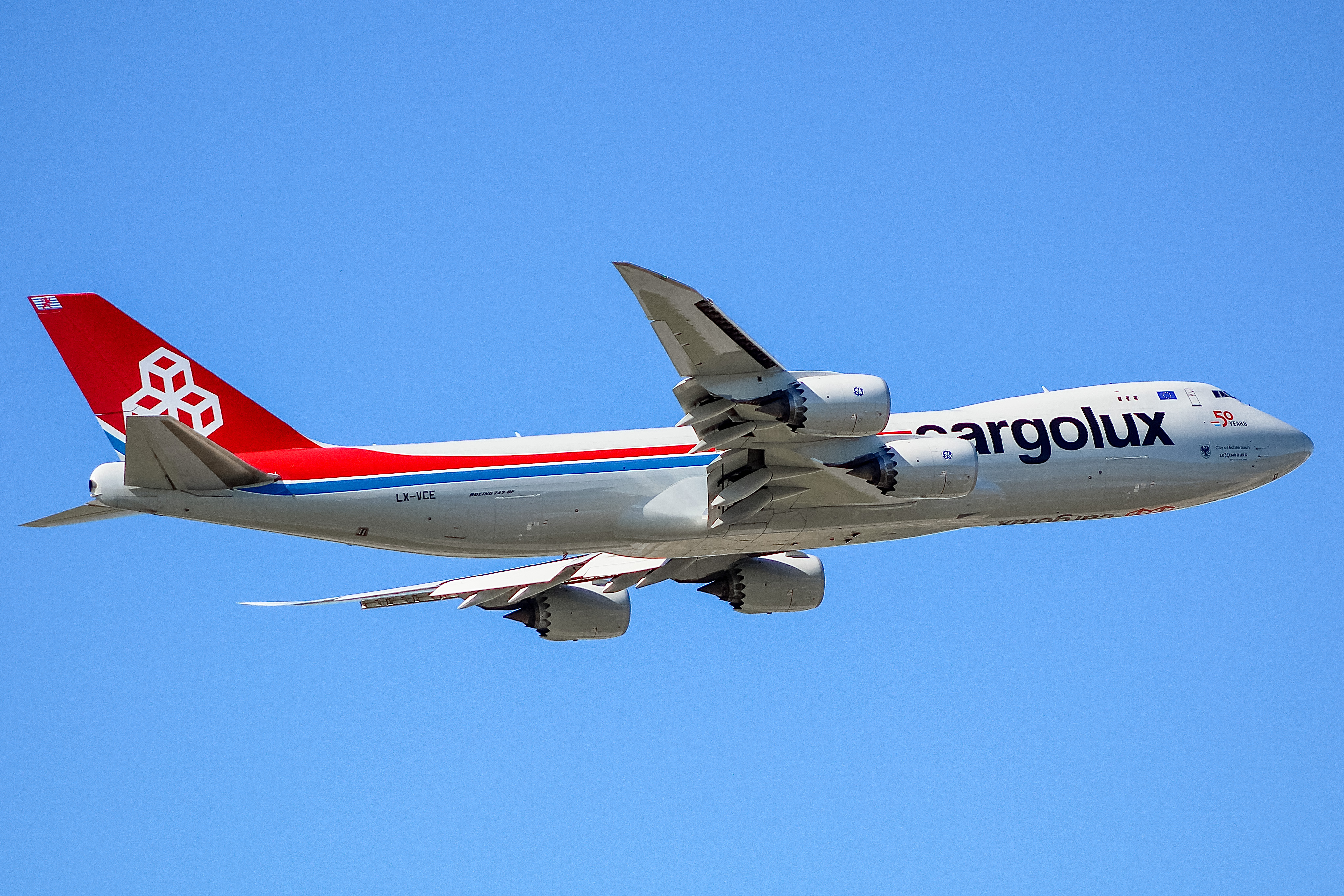 LX-VCE) CargoLux Boeing 747-8F by Jared Jamel | AeroXplorer Photo