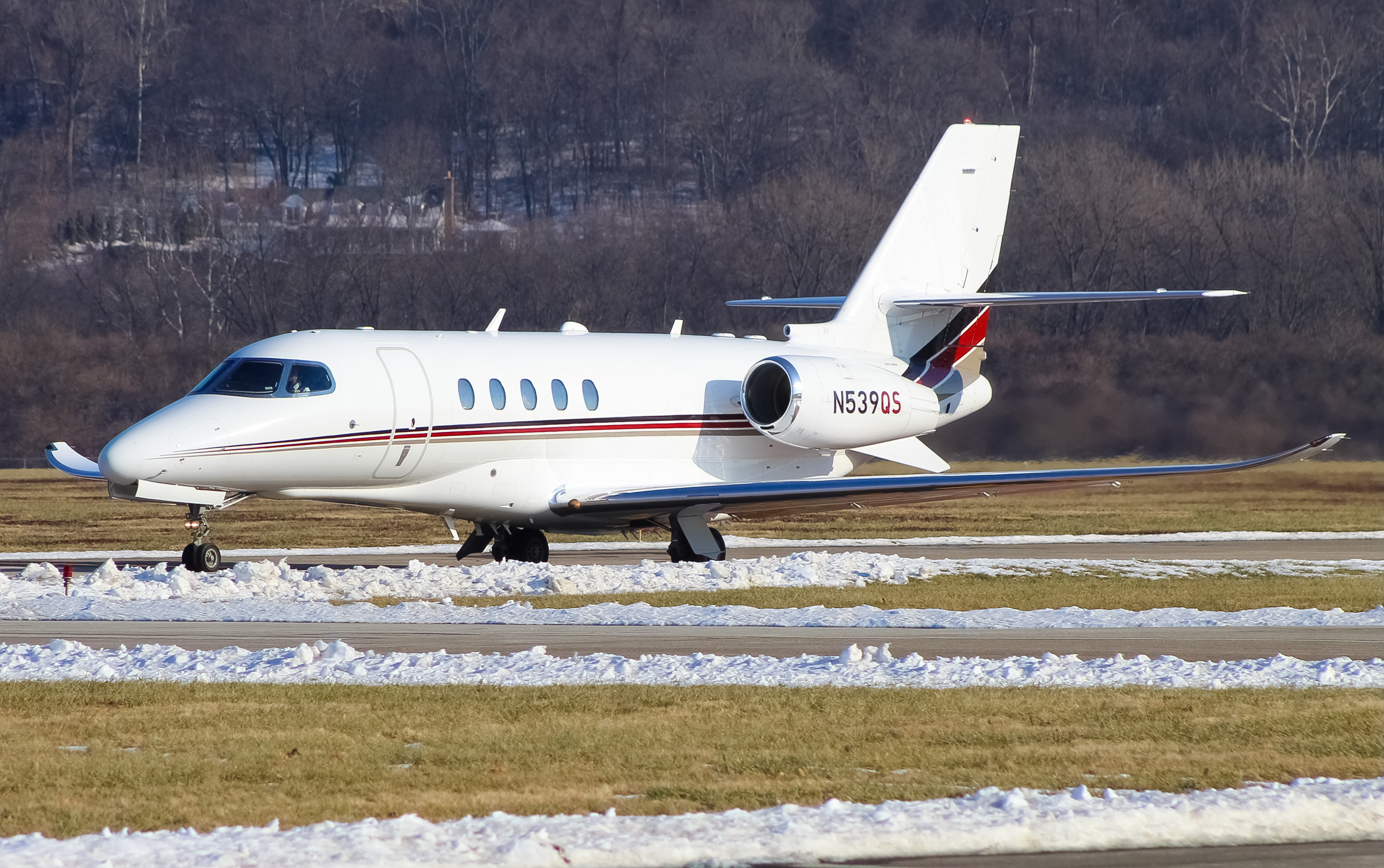 Full size: NetJets Cessna Citation Latitude N539QS at Cincinnati Municipal Airport/Lunken Field
