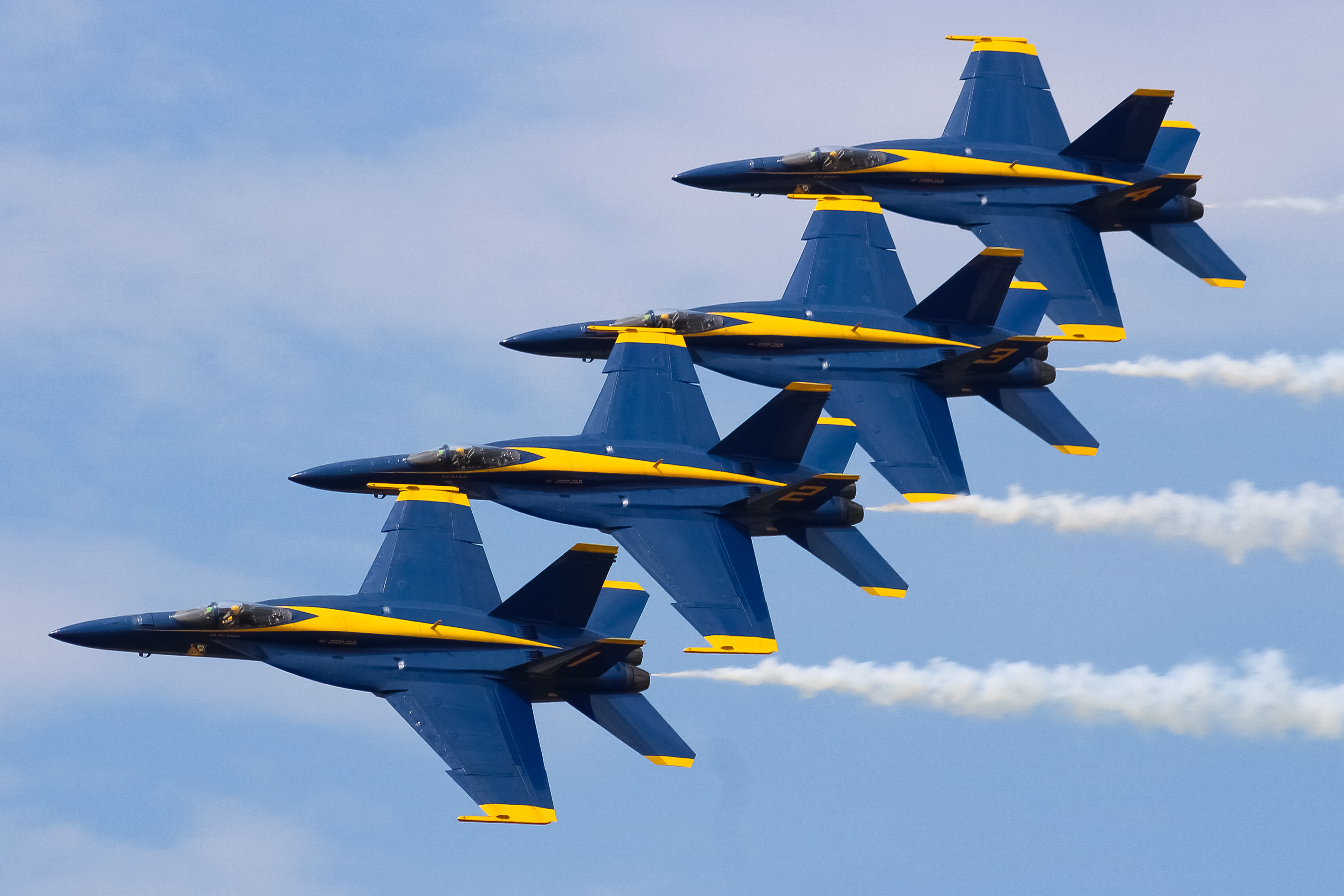 Full size: USN - United States Navy Boeing F/A-18E/F Super Hornet N/A at James M Cox Dayton International Airport
