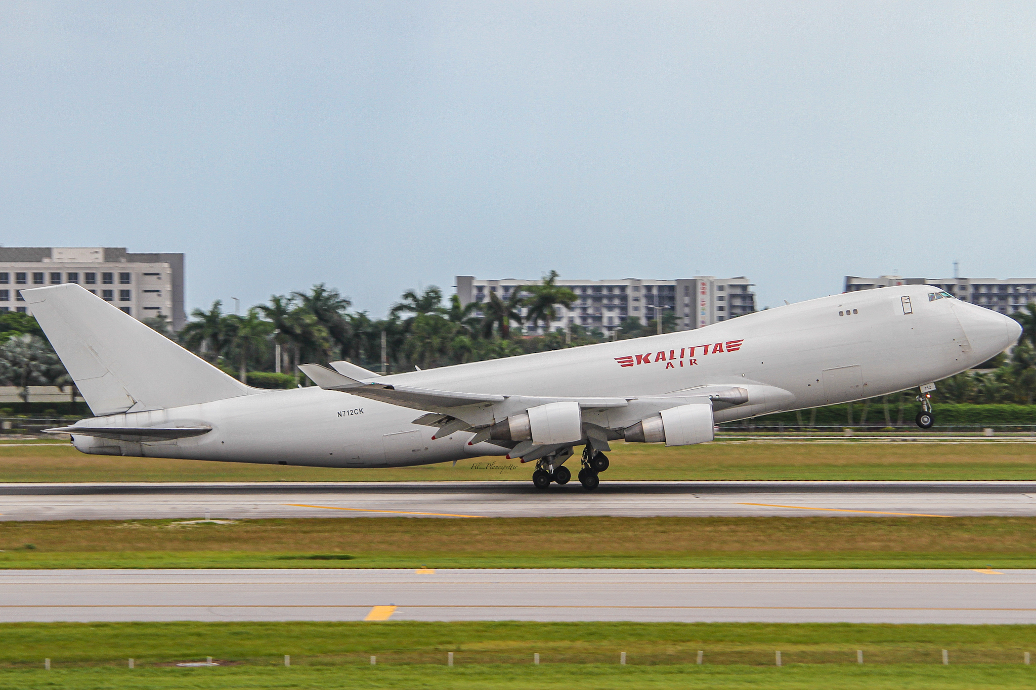 Full size: Kalitia Charters Boeing 747-400F N712CK at Miami International Airport