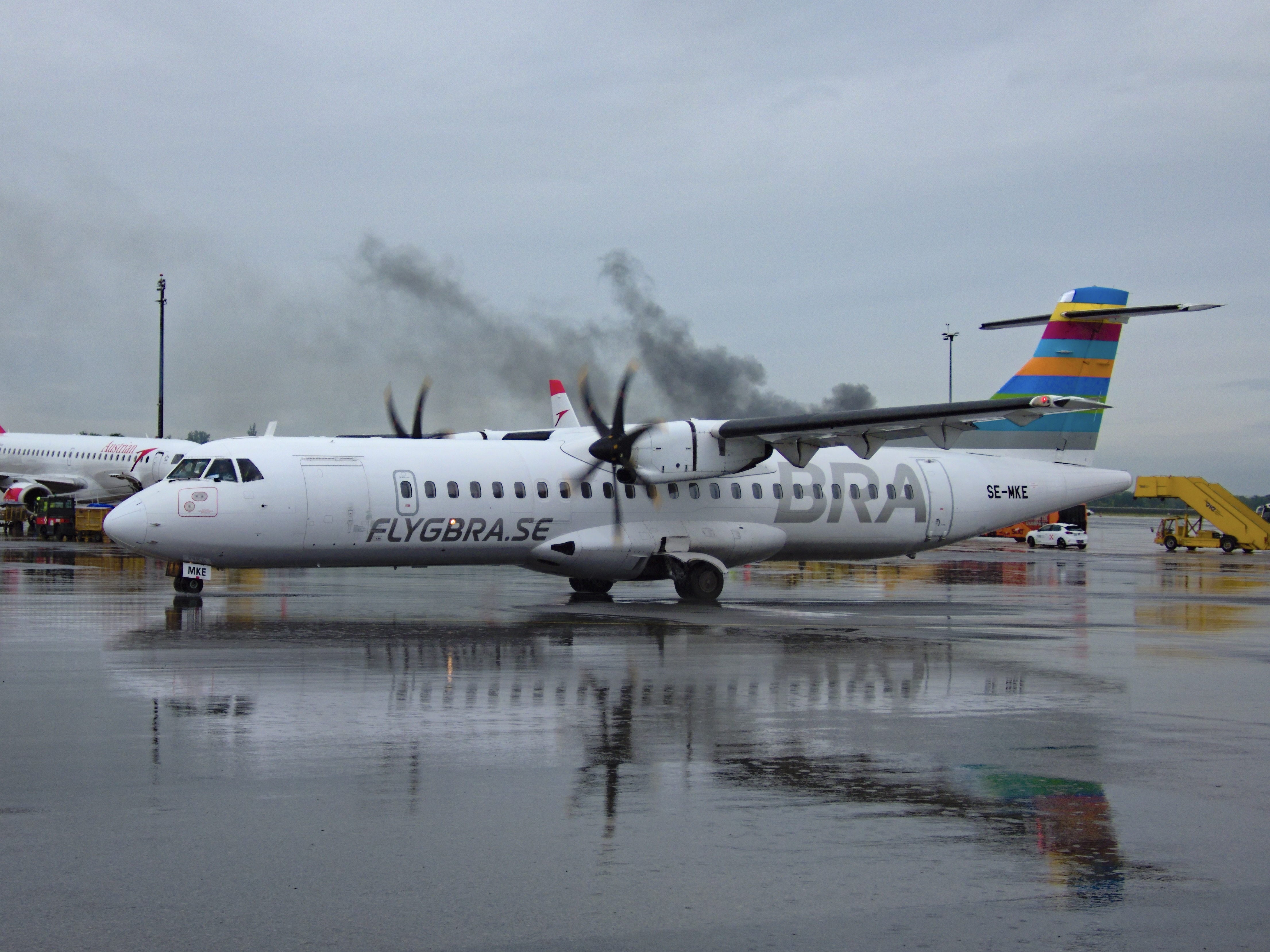 Full size: Braathens Regional Airways ATR 72-600 SE-MKE at Vienna International Airport