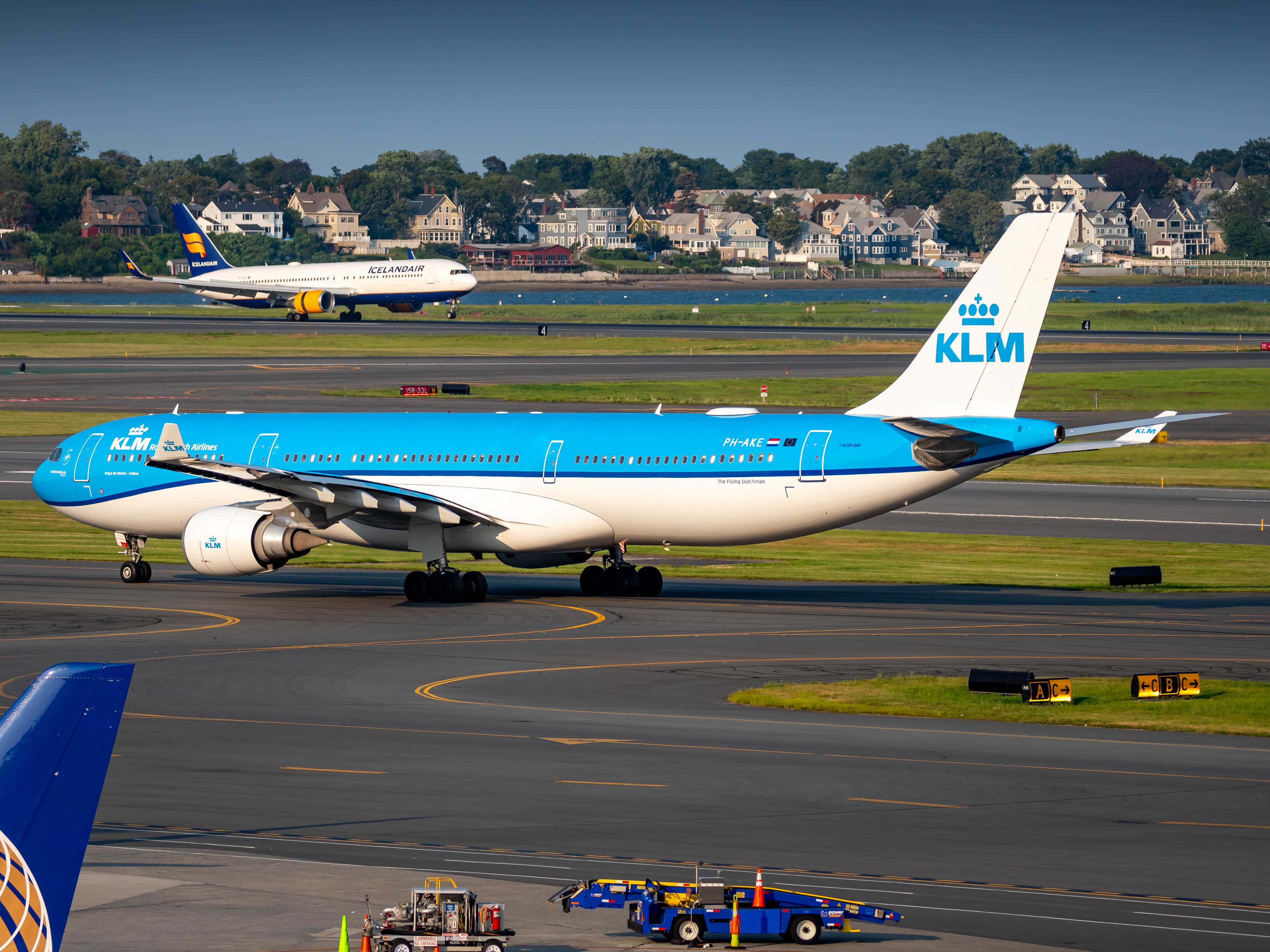 Full size: KLM Airbus A330-300 PH-AKE at General Edward Lawrence Logan International Airport