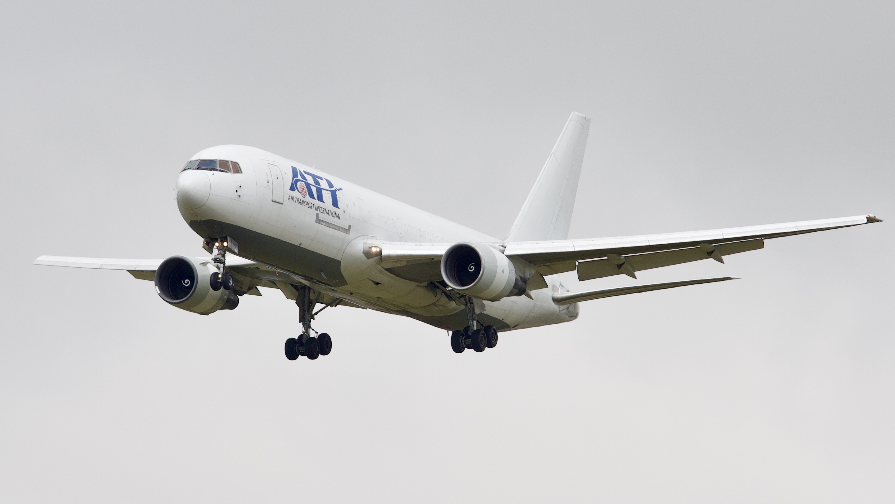 Full size: Air Transport International Boeing 767-200F N714AX at Houston-George Bush Intercontinental Airport