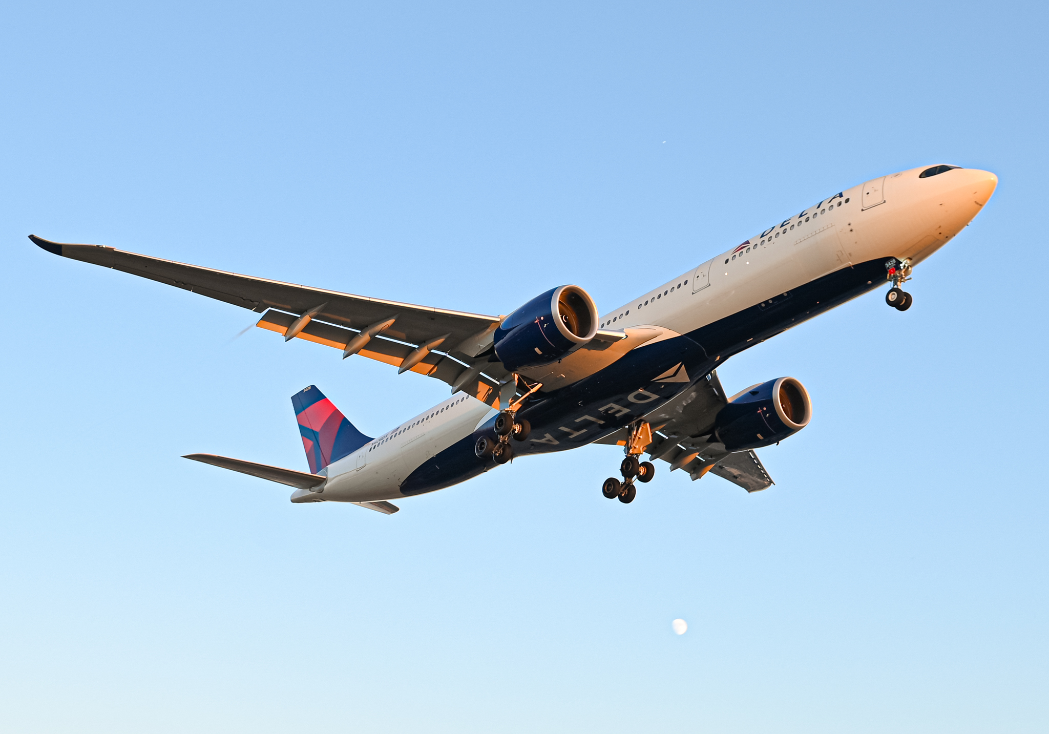 Full size: Delta Airlines Airbus A330-900 N428DX at Los Angeles International Airport