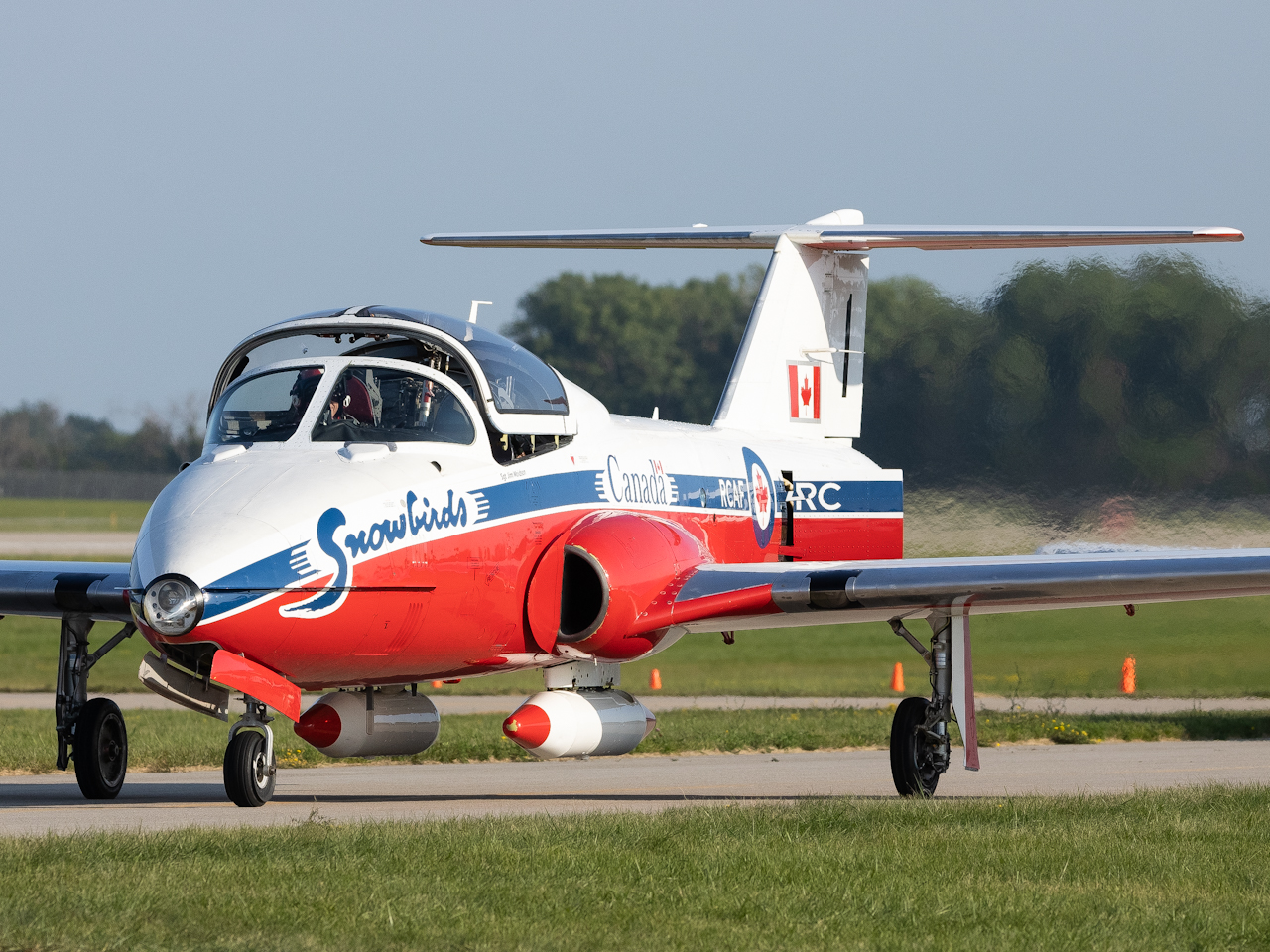 Full size: Royal Canadian Air Force Canadair CT-114 Tutor 114081 at Wittman Regional Airport