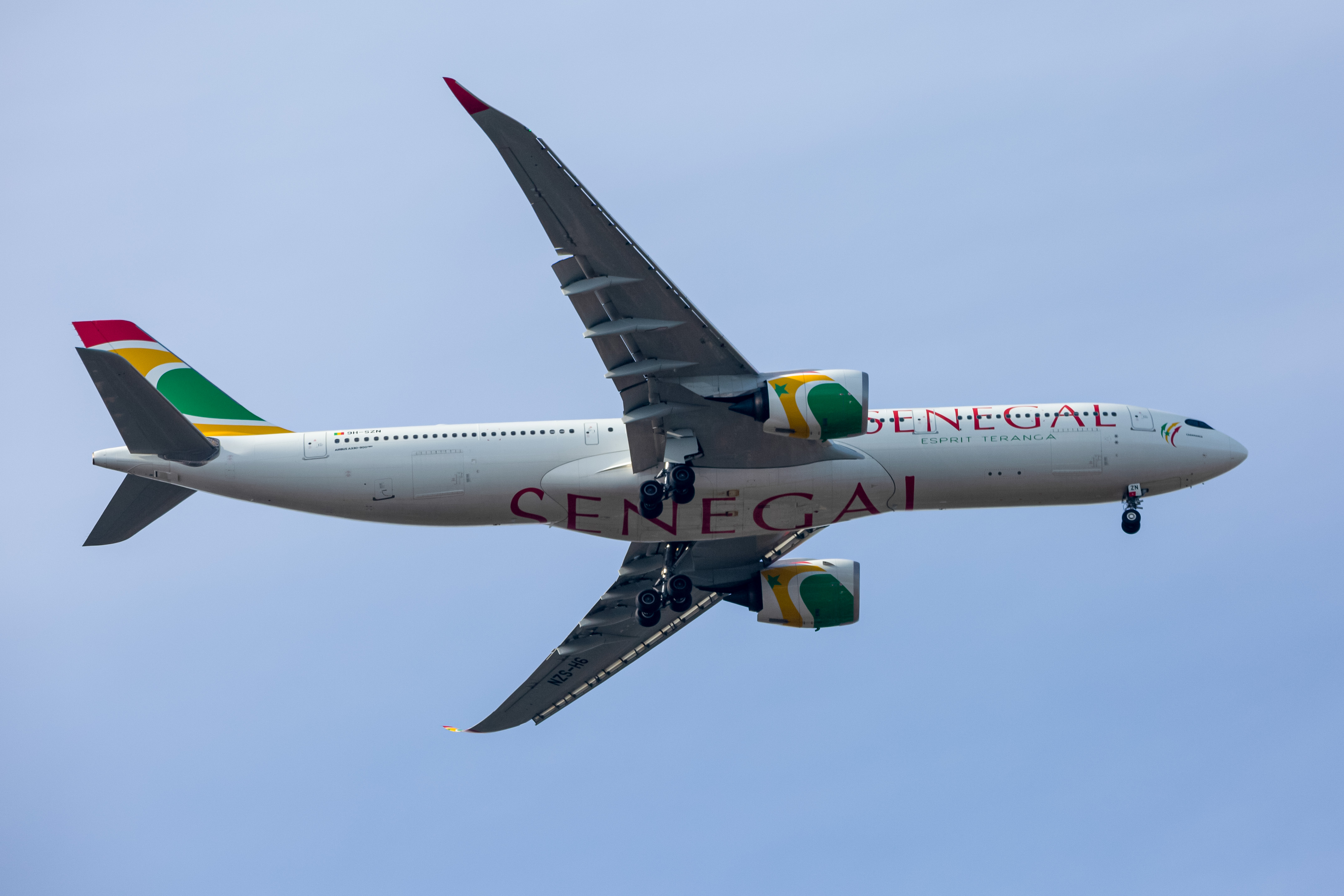 Full size: Air Senegal Airbus A330-900 9H-SZN at Baltimore/Washington International Thurgood Marshall Airport