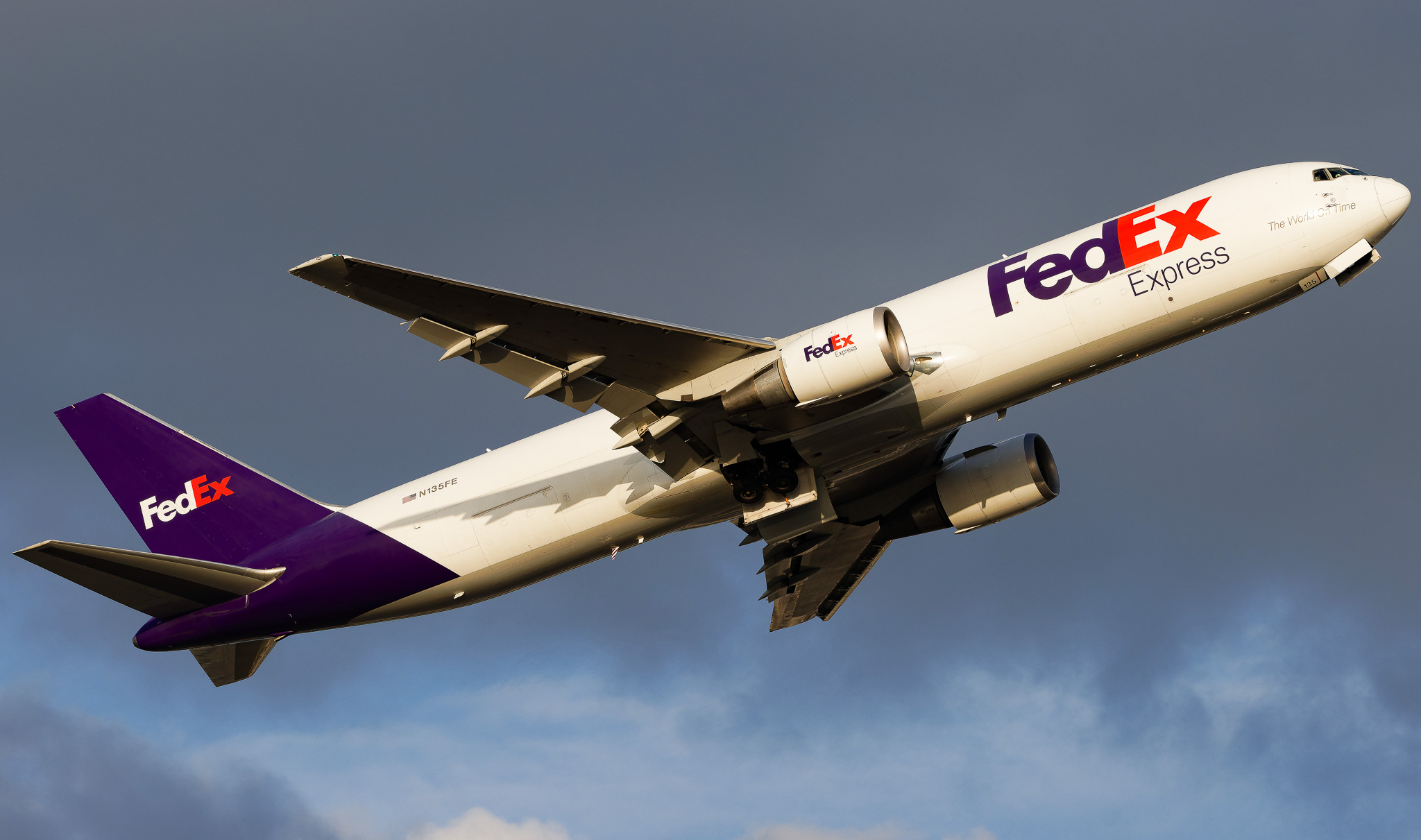 Full size: FedEx Boeing 767-300F N135FE at Tampa International Airport