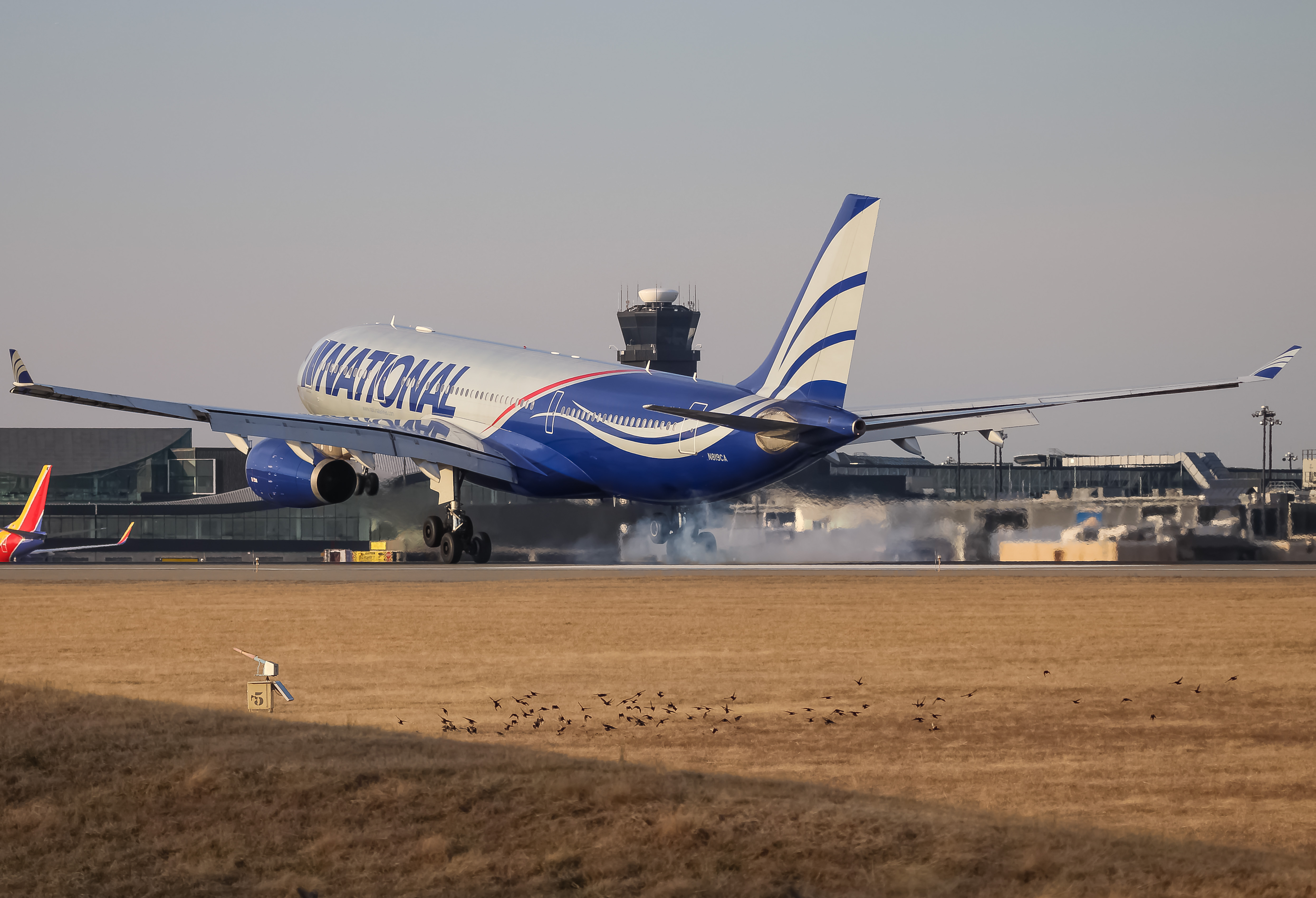 Full size: National Airlines Airbus A330-200 N819CA at Baltimore/Washington International Thurgood Marshall Airport