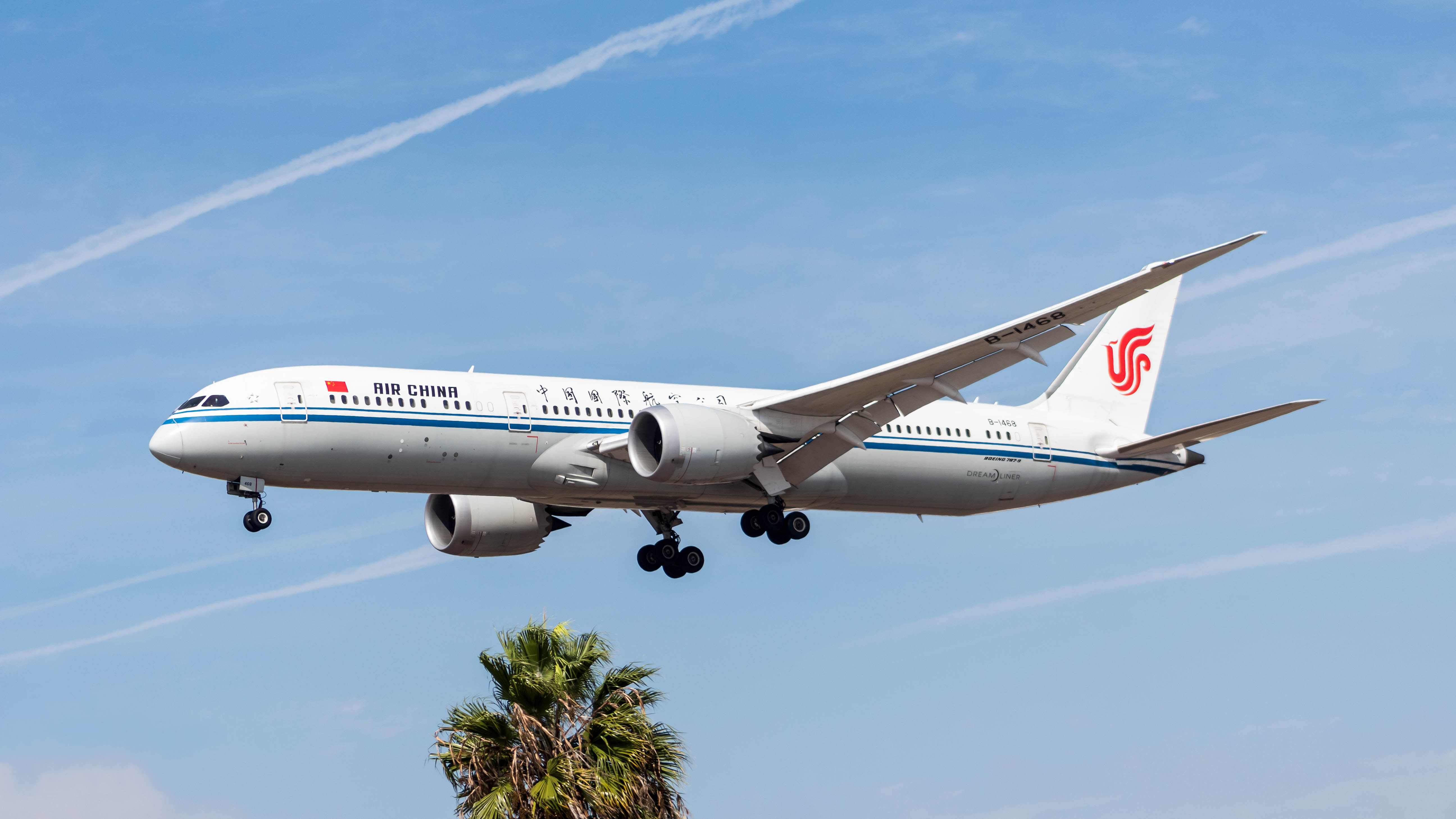 Full size: Air China Boeing 787-9 B-1468 at Los Angeles International Airport