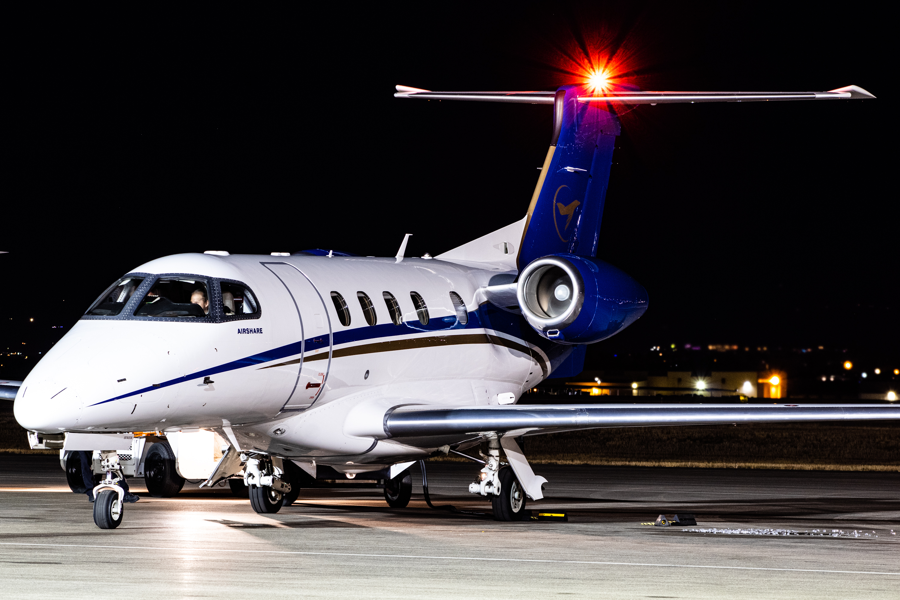 Full size: AirShare Embraer Phenom 300 N346AS at Northern Colorado Regional Airport