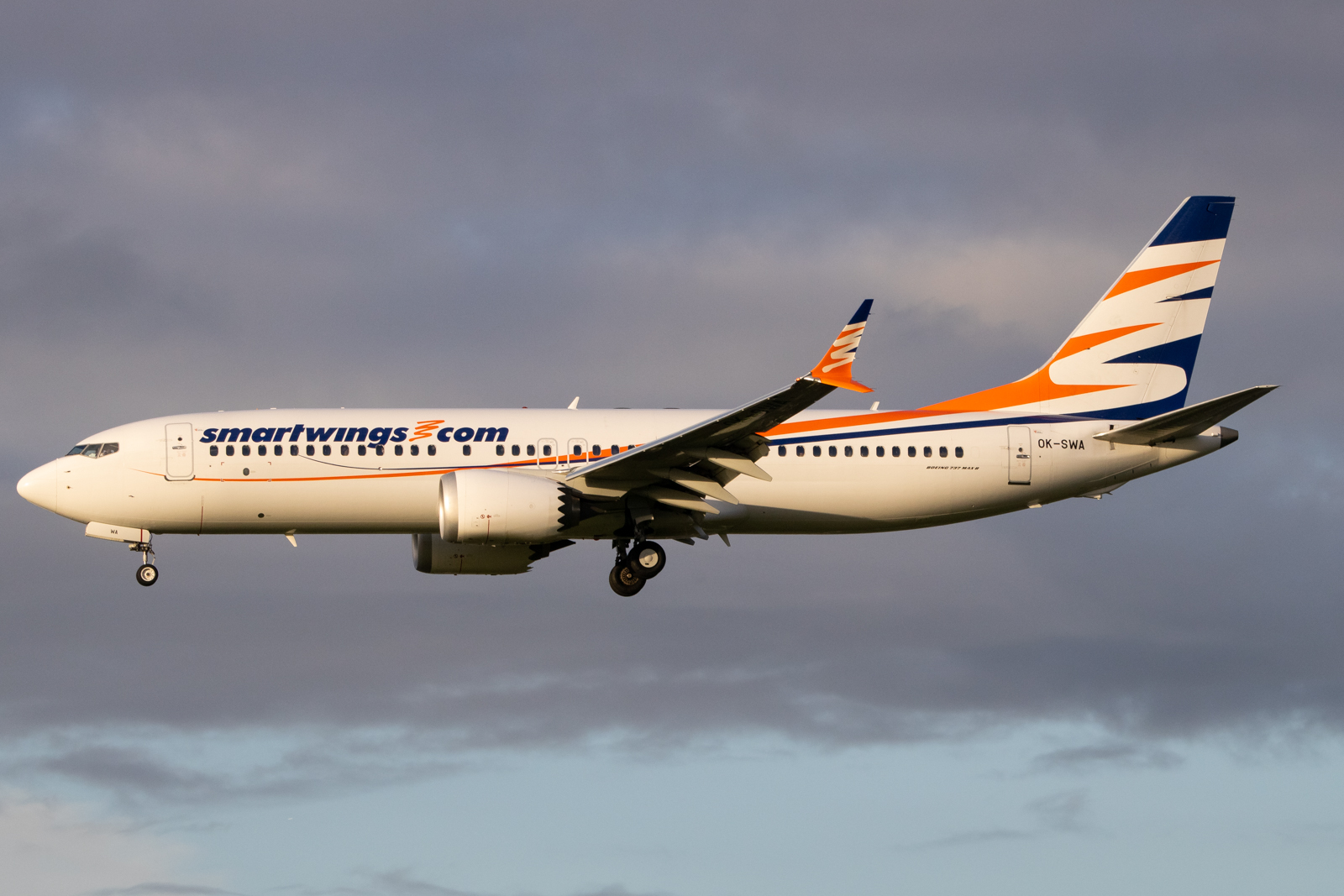 Full size: SmartWings Boeing 737 MAX 8 OK-SWA at London Heathrow International Airport