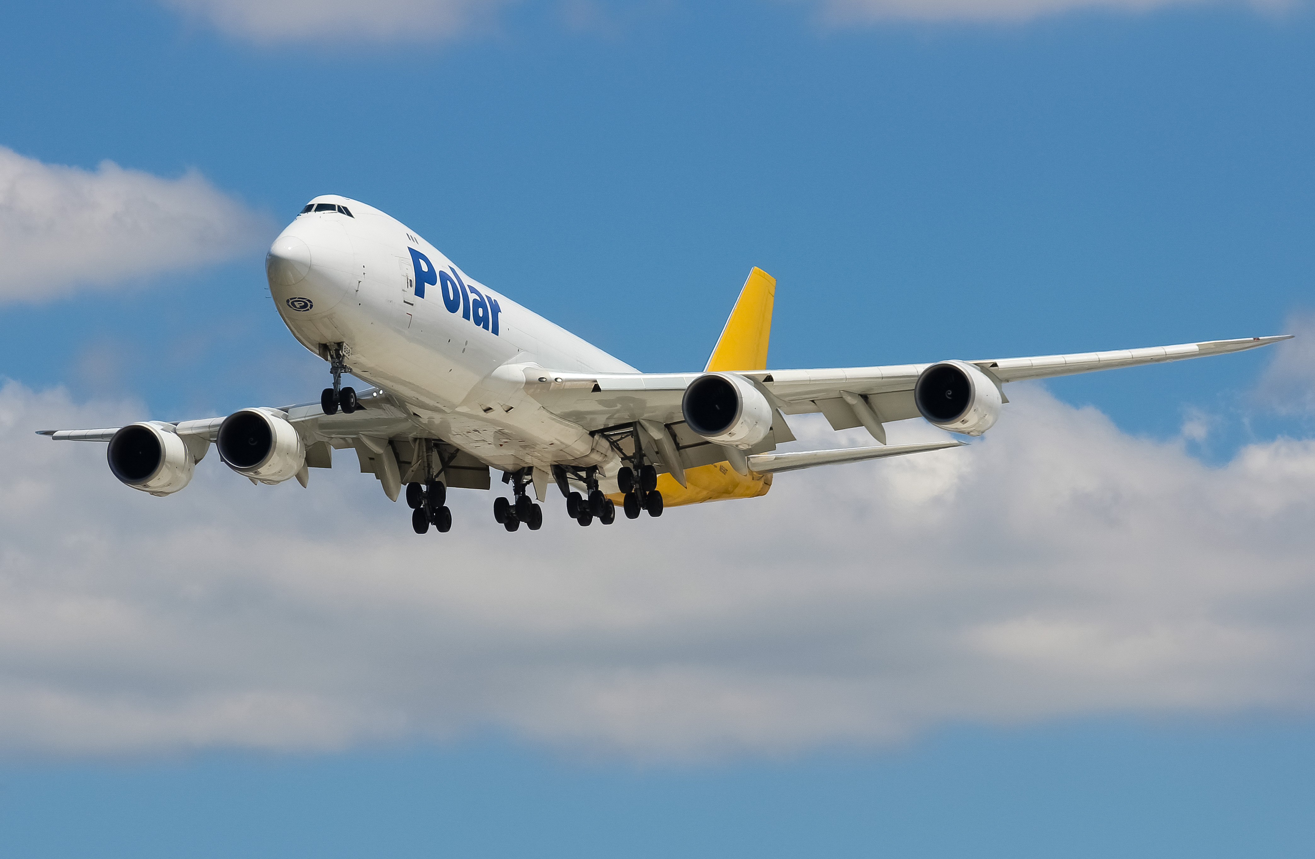 Full size: Polar Air Boeing 747-8F N858GT at Cincinnati/Northern Kentucky International Airport
