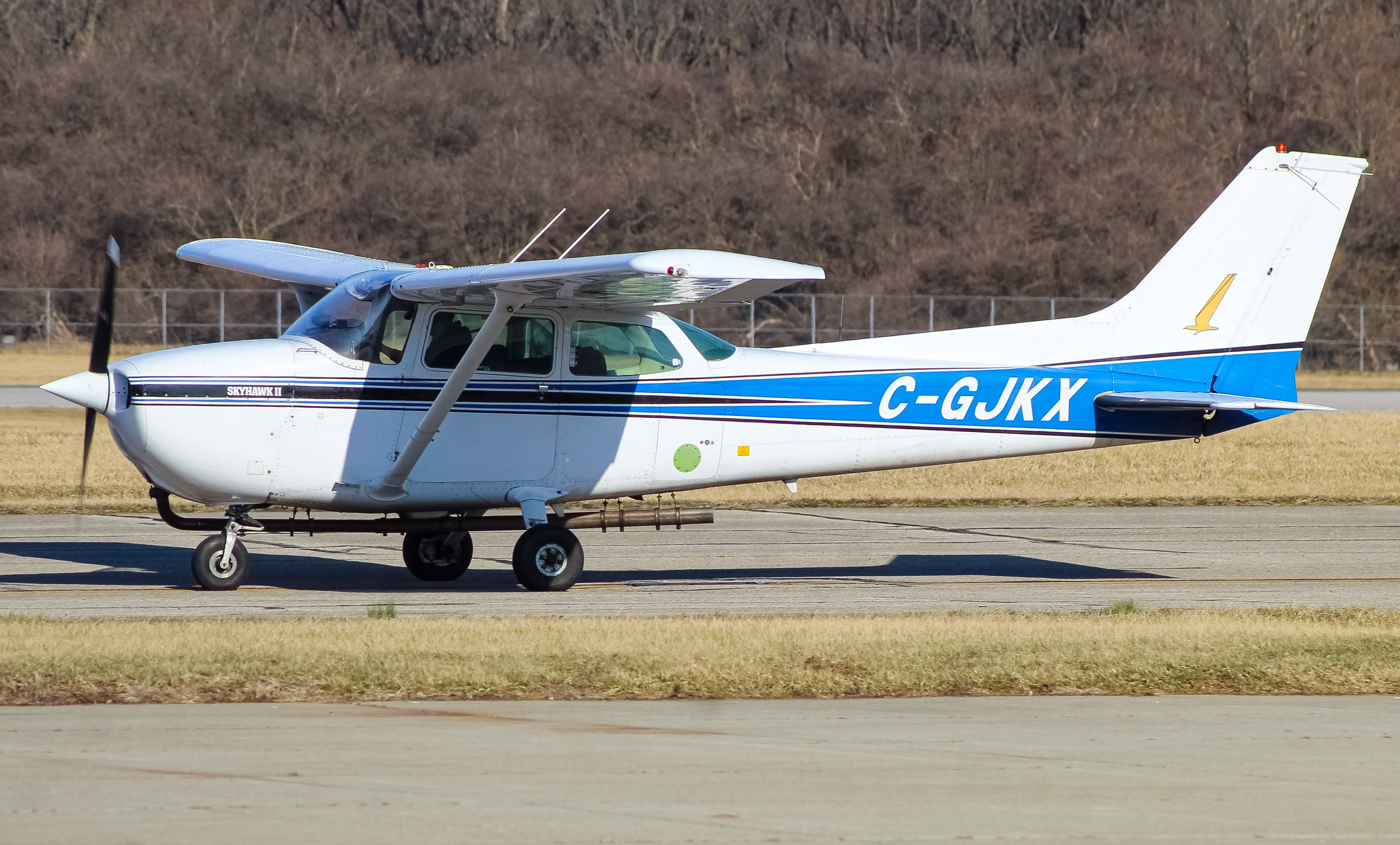 Full size: PRIVATE  Cessna 172 C-GJKX at Cincinnati Municipal Airport/Lunken Field