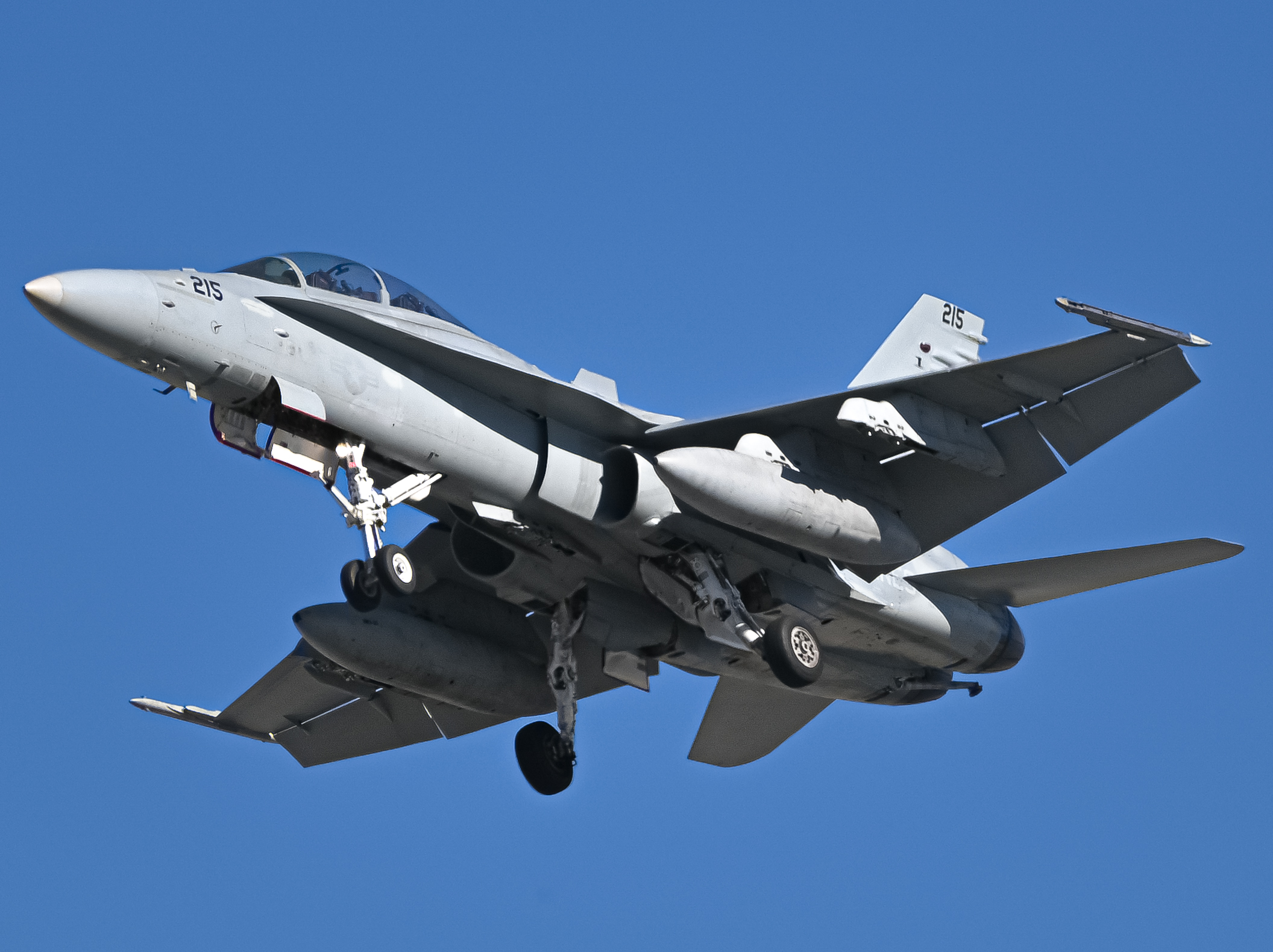Full size: USMC - United States Marine Corp McDonnel Douglas F/A-18 Hornet 164878 at Brown Field Municipal Airport