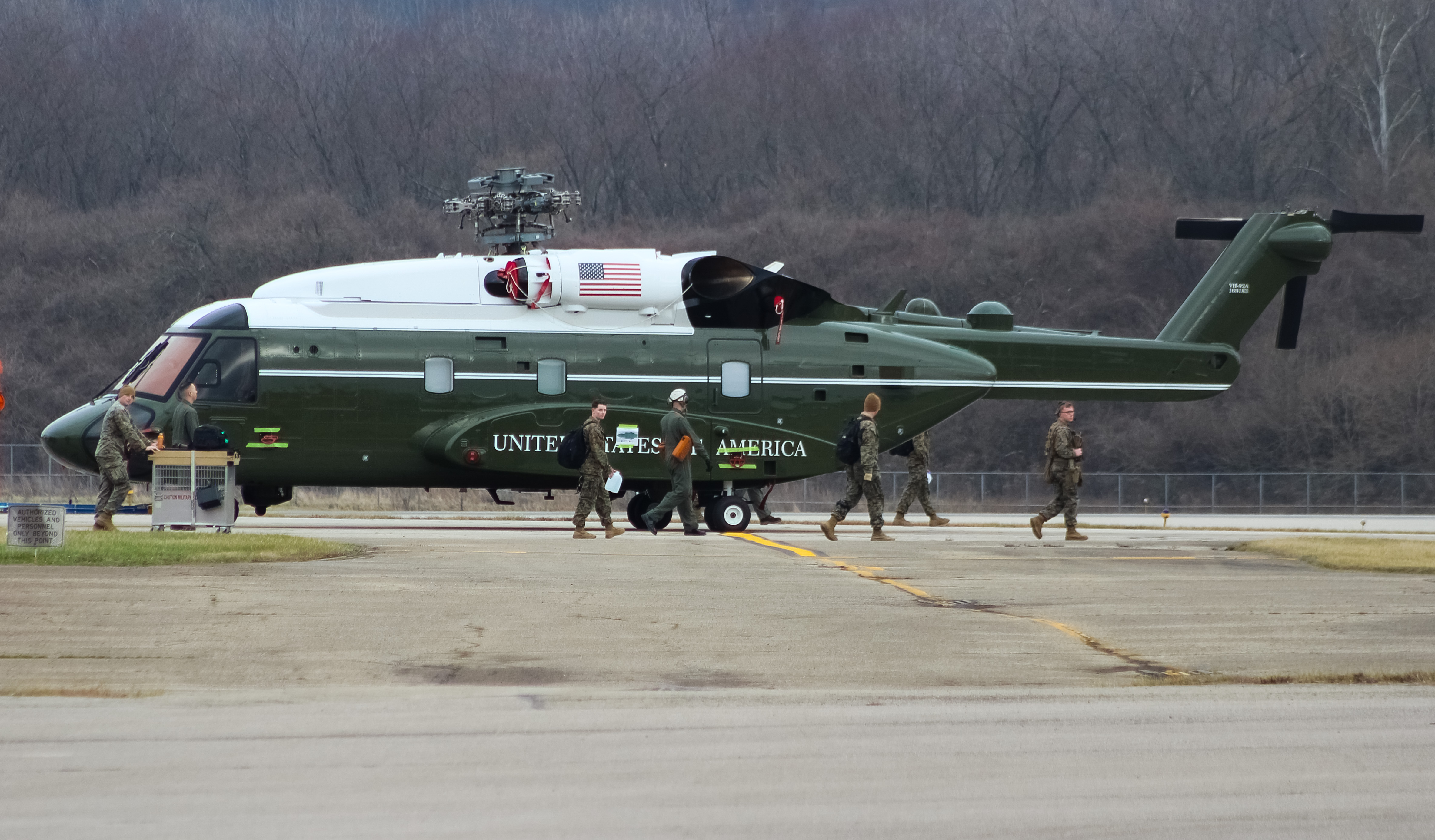 Full size: USMC - United States Marine Corp Sikorsky VH-92A 169183 at Cincinnati Municipal Airport/Lunken Field