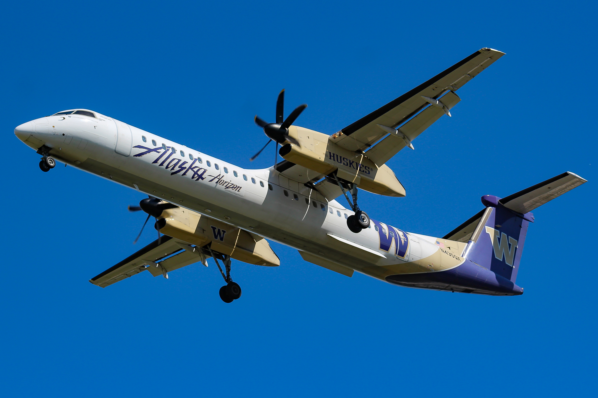 Full size: Horizon Air De Havilland DHC-8 N435QX at Seattle-Tacoma International Airport