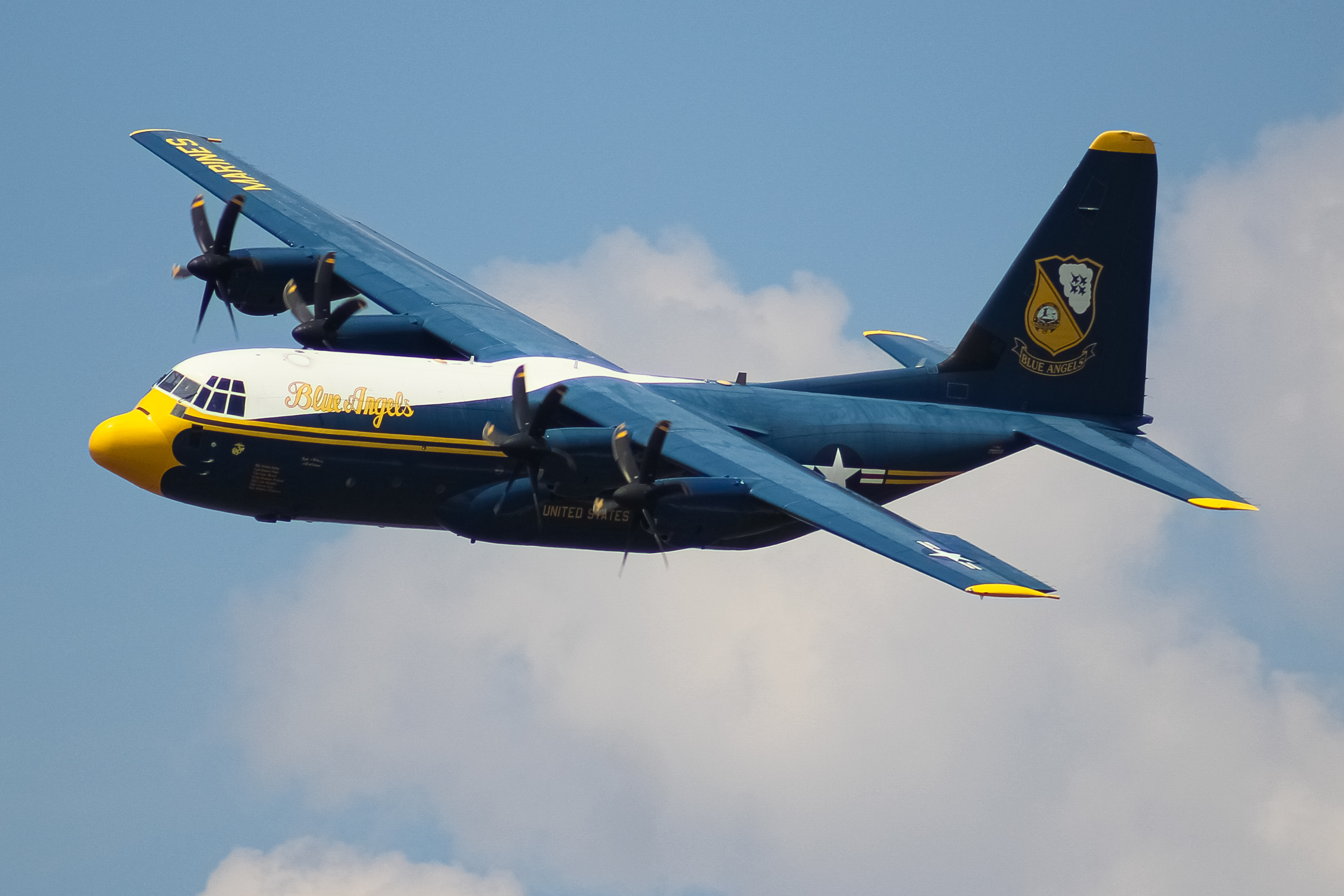 Full size: US Marine Corps Lockheed C-130J Hercules 170000 at James M Cox Dayton International Airport
