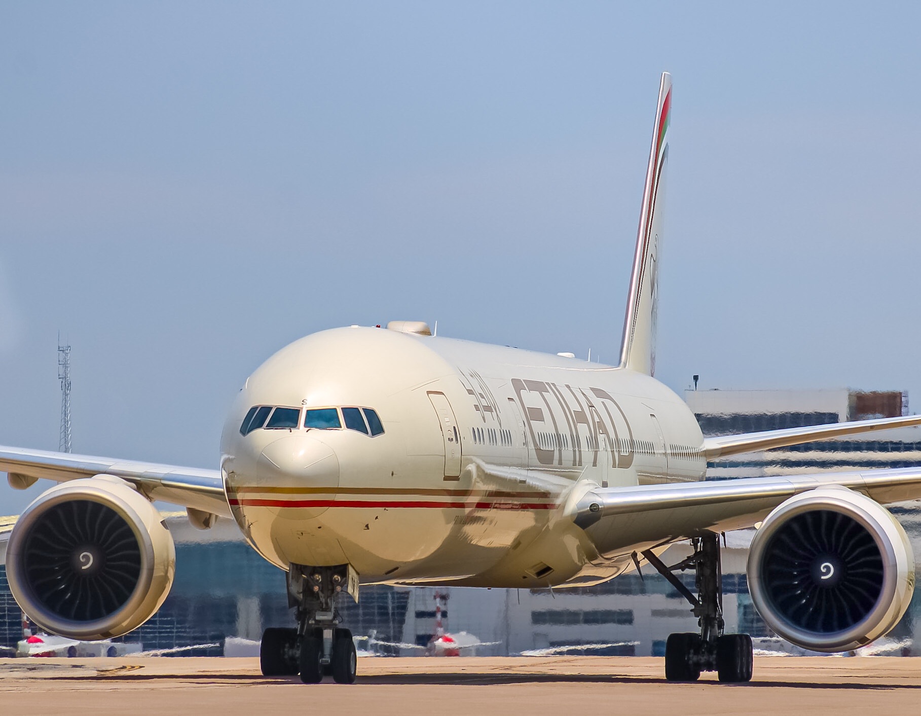 Full size: Etihad Airways Boeing 777-300ER A6-ETS at Dallas-Fort Worth International Airport