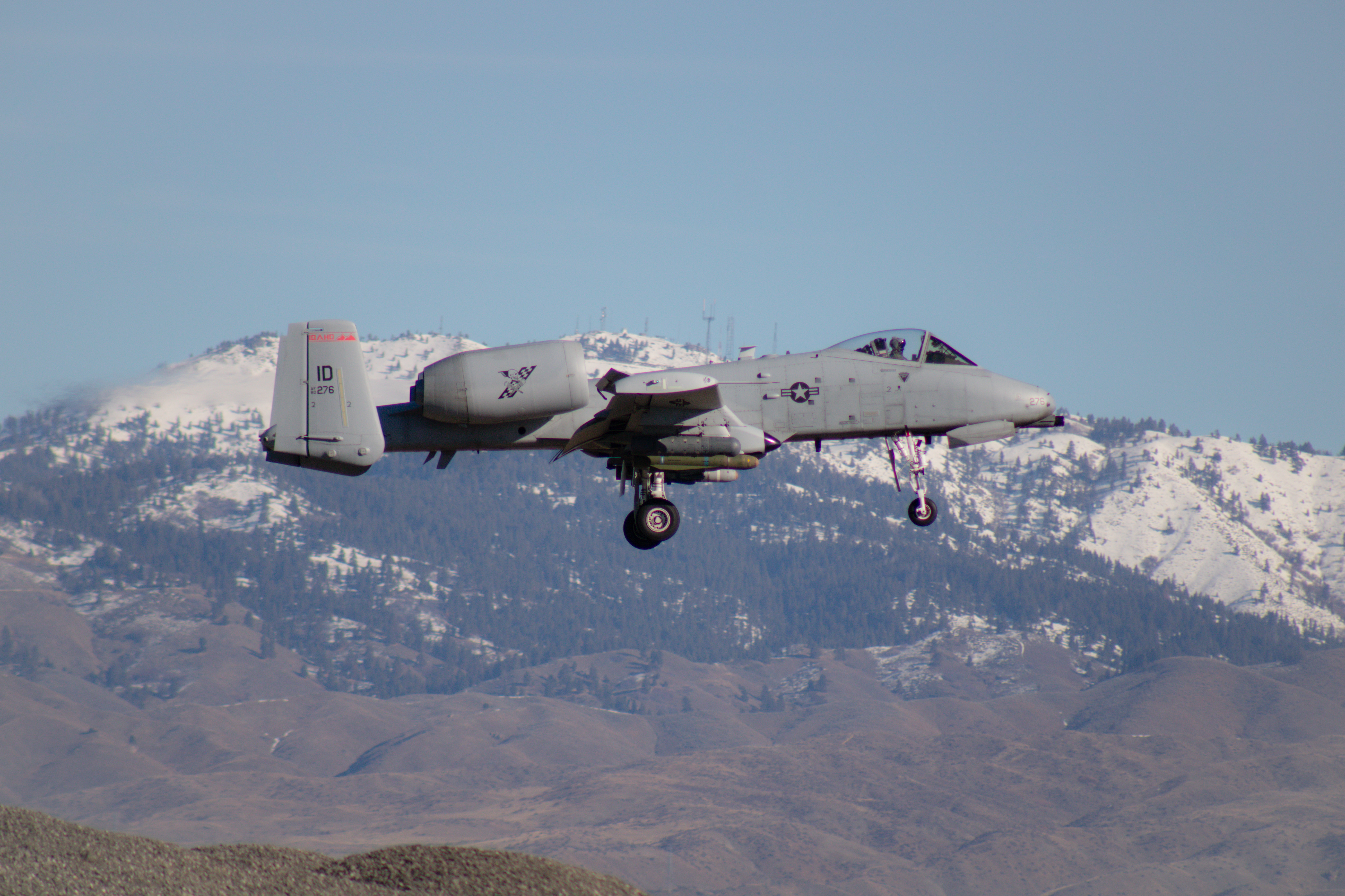 Full size: Air National Guard Fairchild A-10 Thunderbolt 80-0276 at Boise Air Terminal/Gowen Field