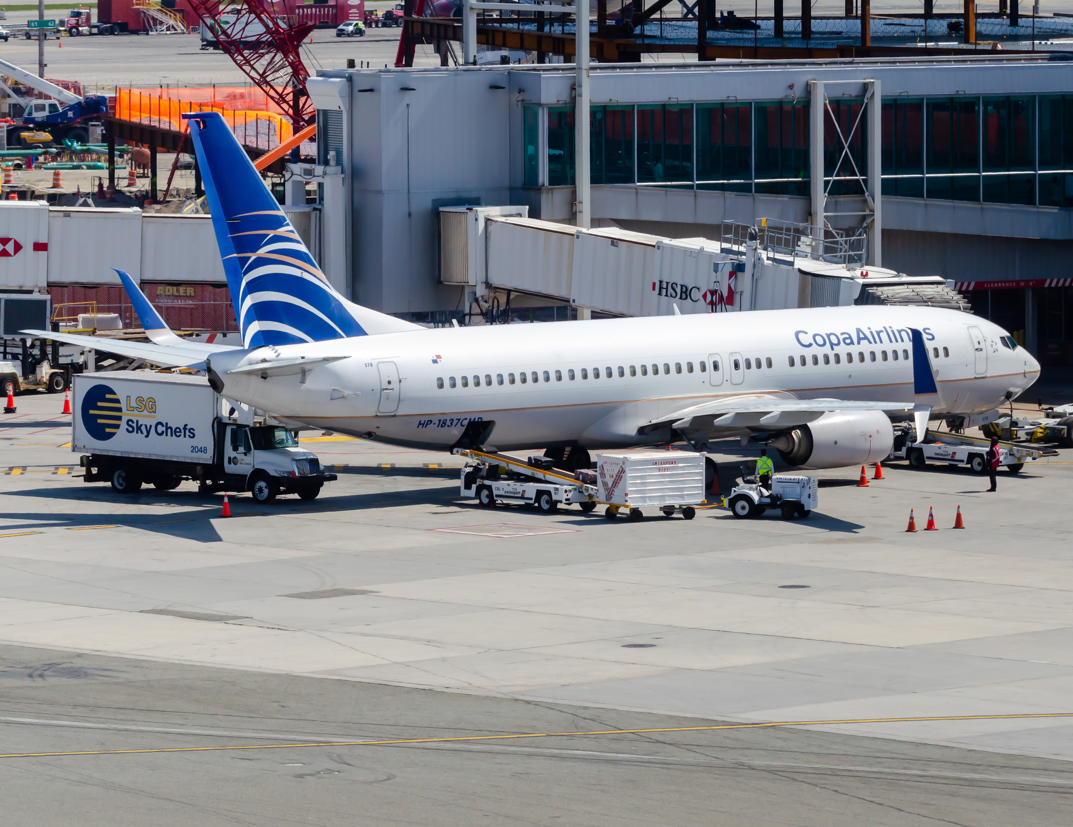 Full size: Copa Airlines Boeing 737-800 HP-1837CMP at John F. Kennedy International Airport