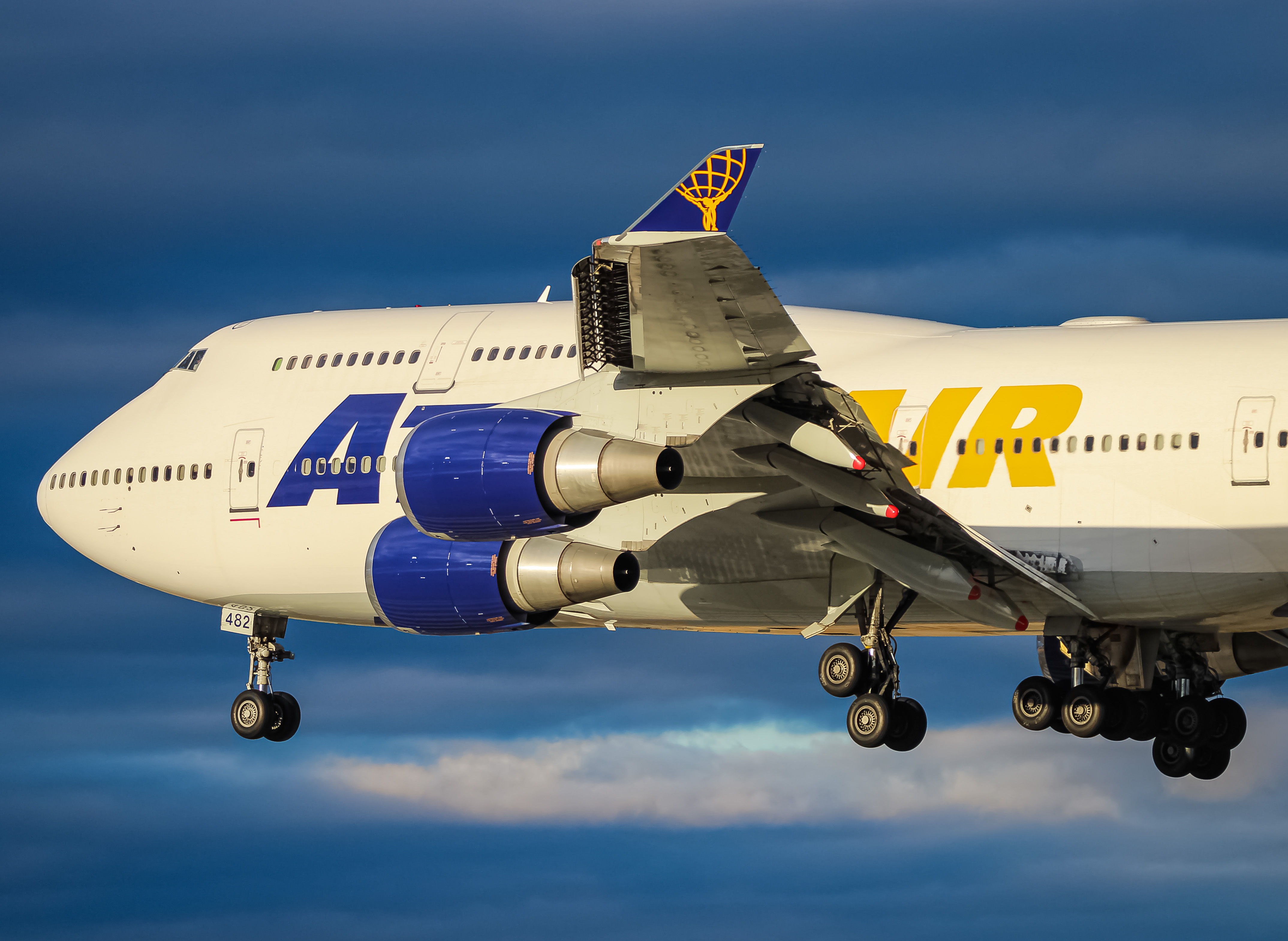 Full size: Atlas Air Boeing 747-400 N482MC at Baltimore/Washington International Thurgood Marshall Airport
