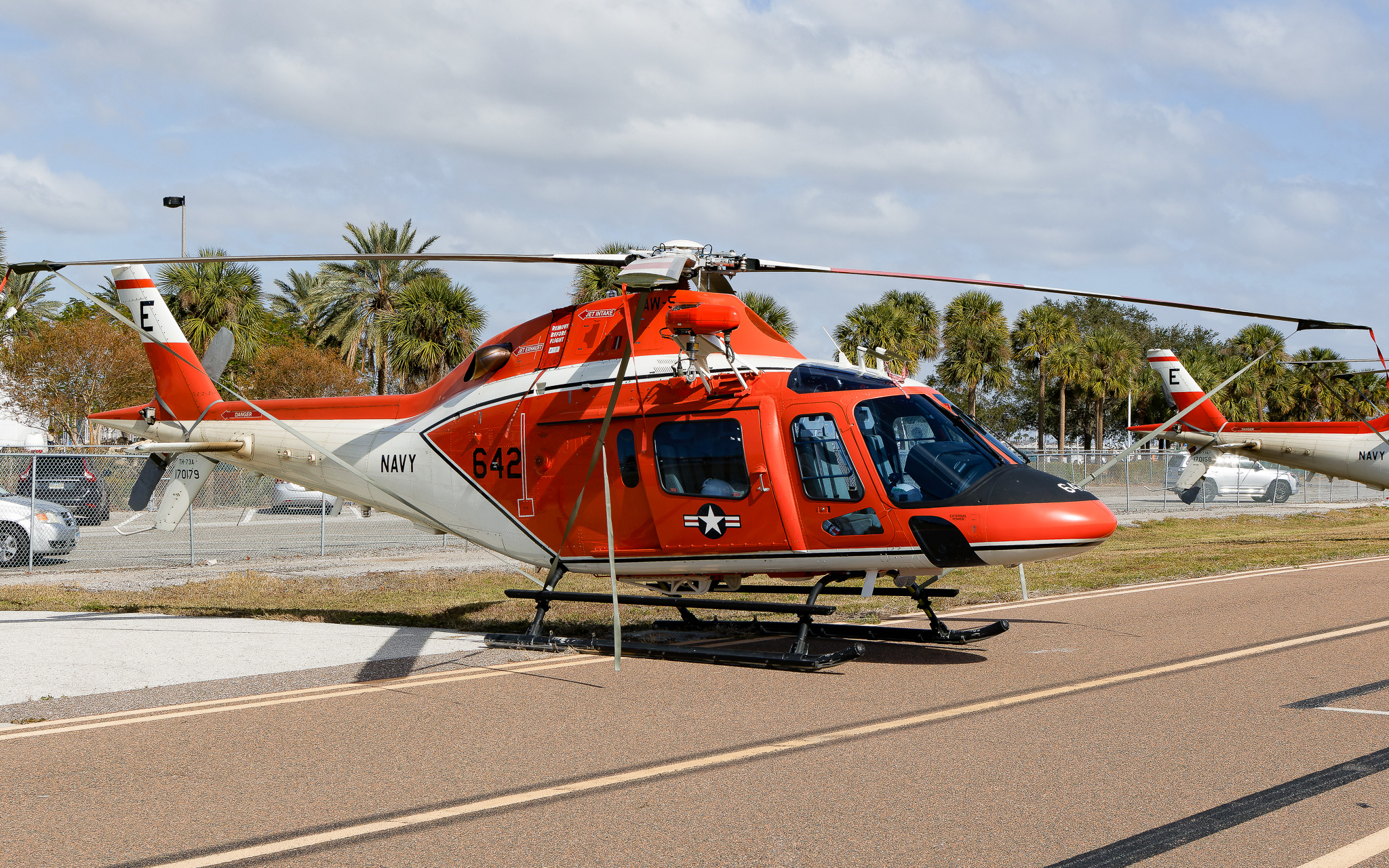 Full size: USN - United States Navy Agusta-Westland TH-73A 170179 at St. Petersburg Albert Whitted Airport