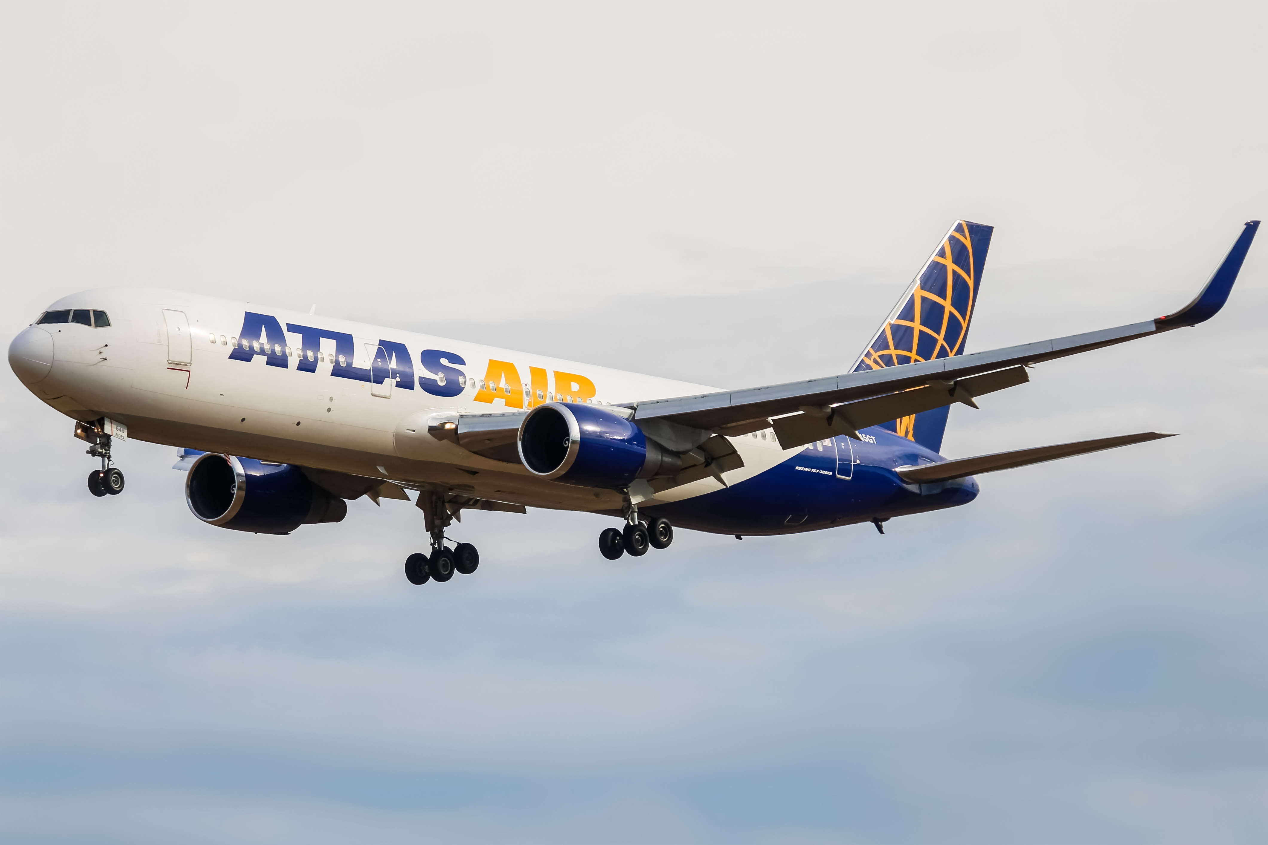 Full size: Atlas Air Boeing 767-300ER N645GT at Baltimore/Washington International Thurgood Marshall Airport