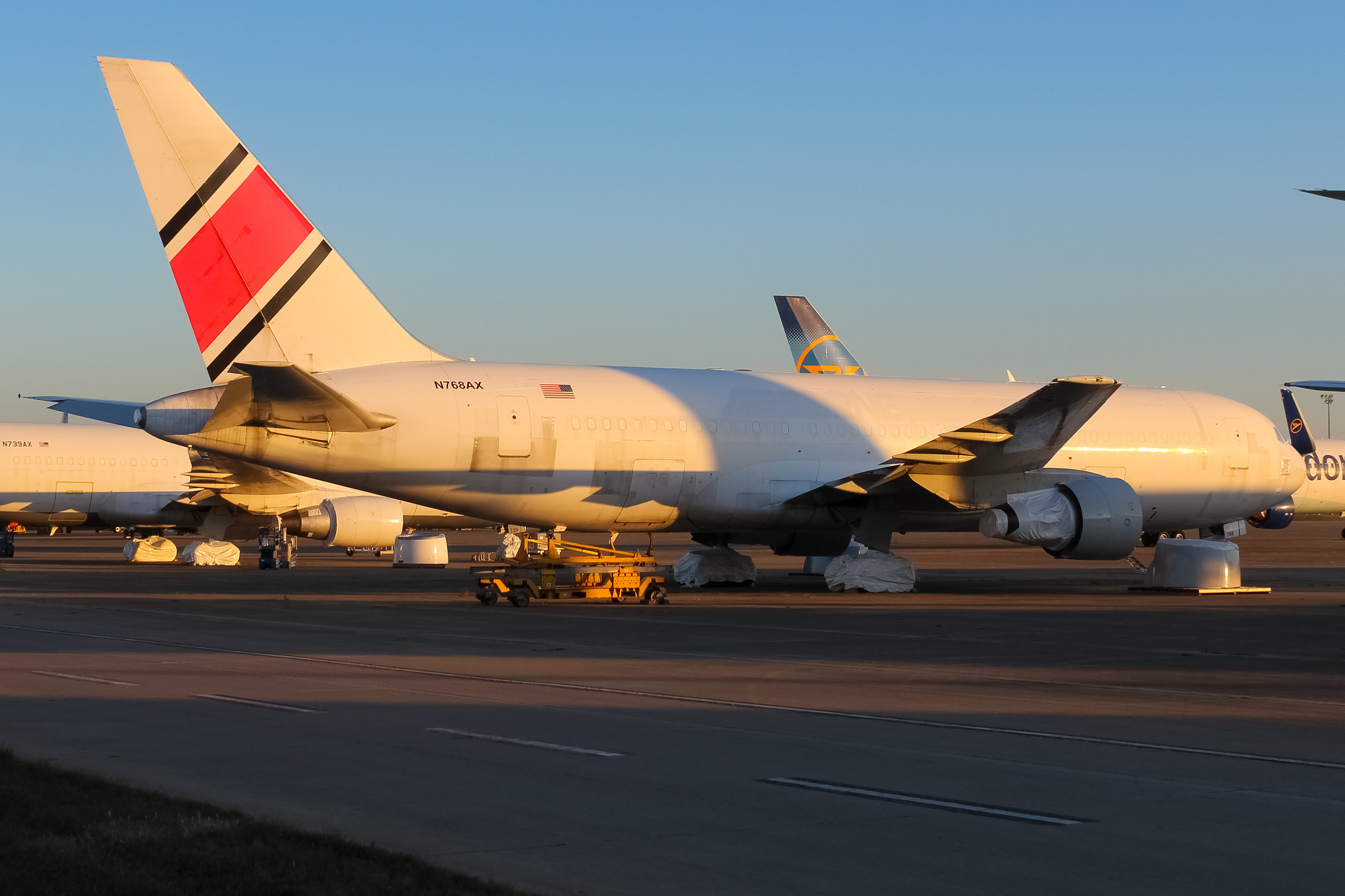 Full size: ABX Air Boeing 767-200F N768AX at Wilmington Air Park